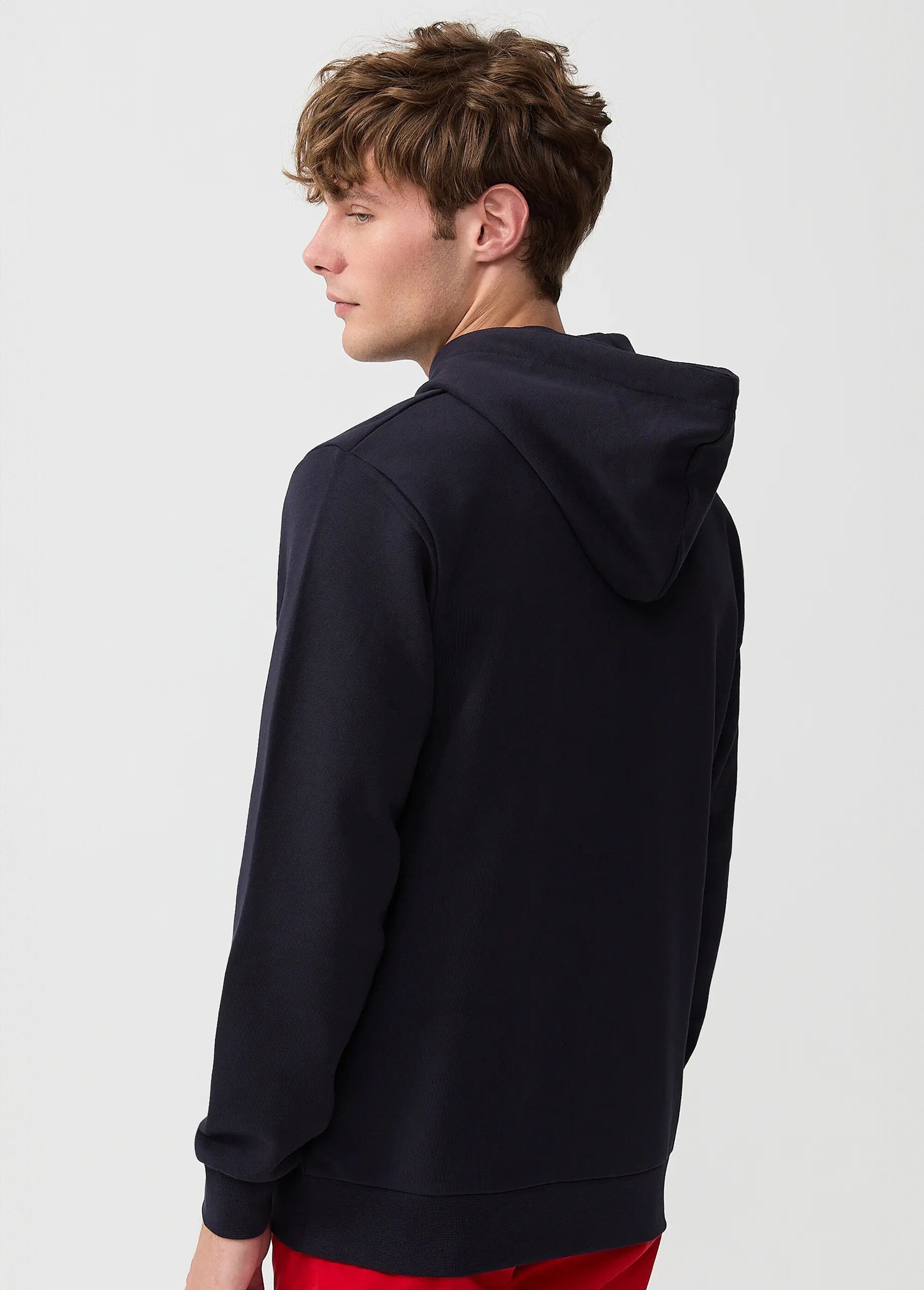 Sweat shirt à capuche, logo bouclette Bleu MFKRODOLPH DO1