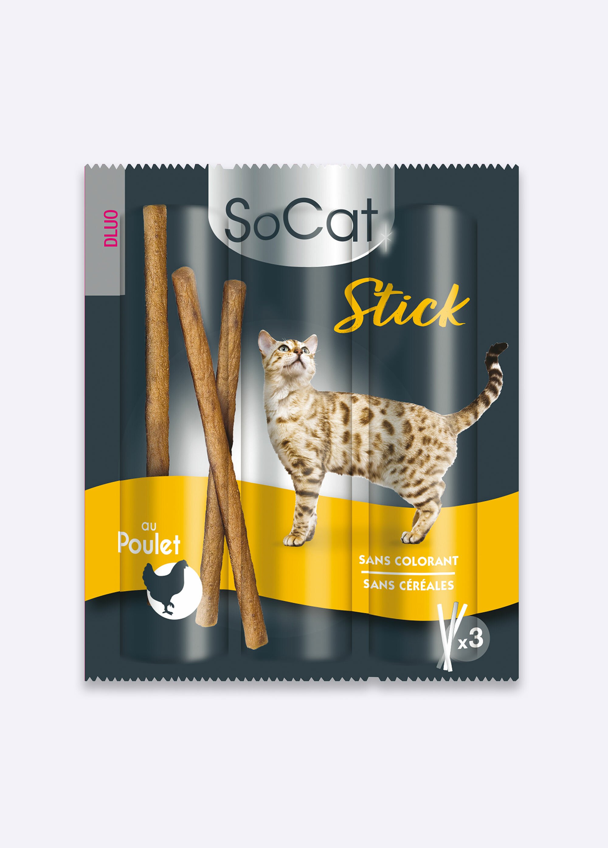 Sticks pour chat, recette sans céréales