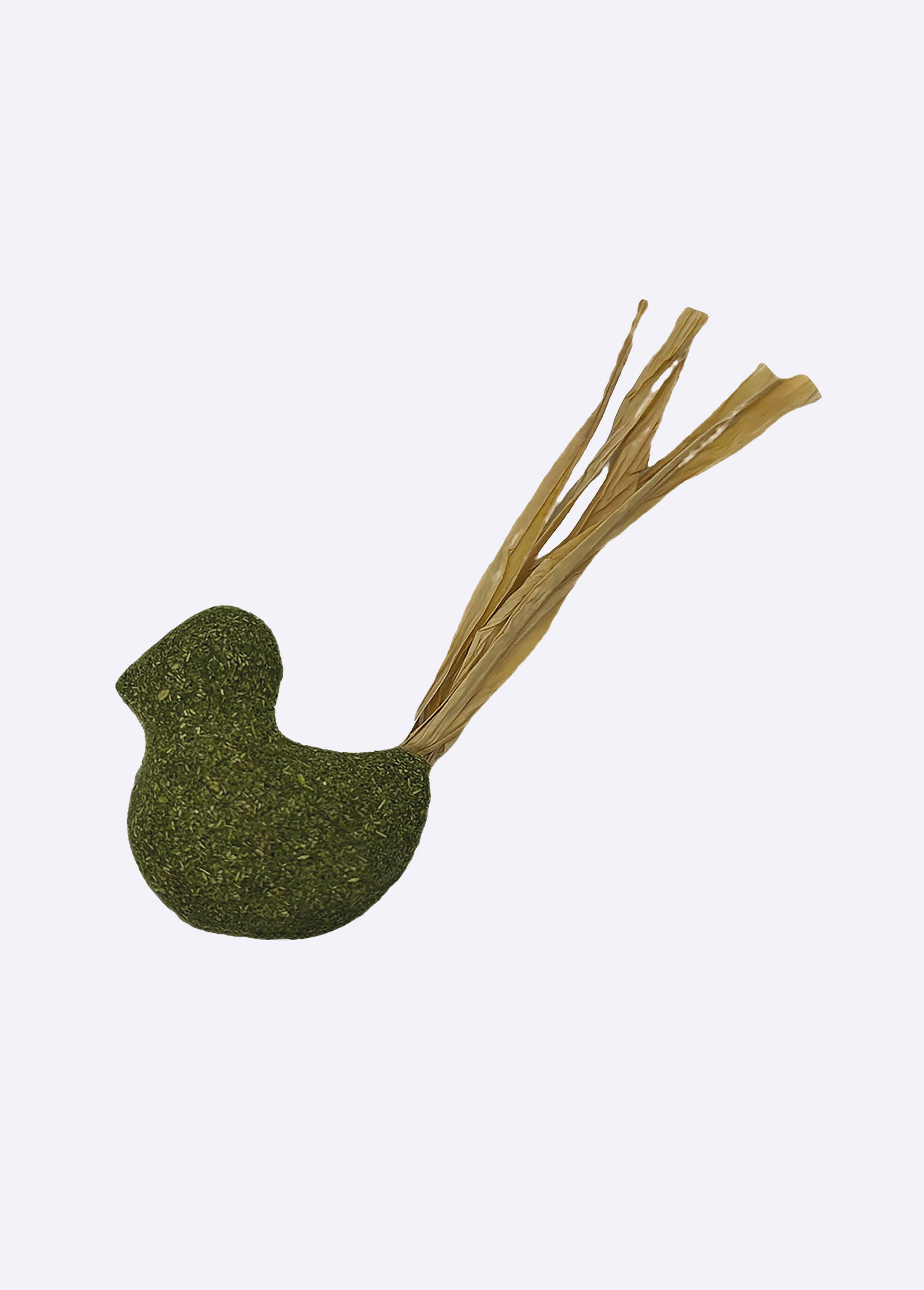 Jouet herbe à chat, avec plume GRIS RIG-00006721EL FA1