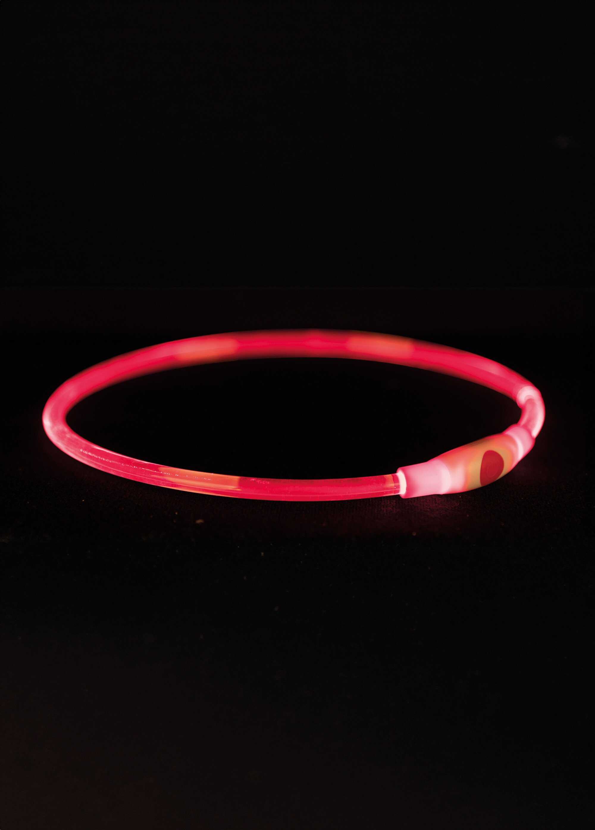 Anneau lumineux flash USB pour chien ROUGE TRX-12660 DE1