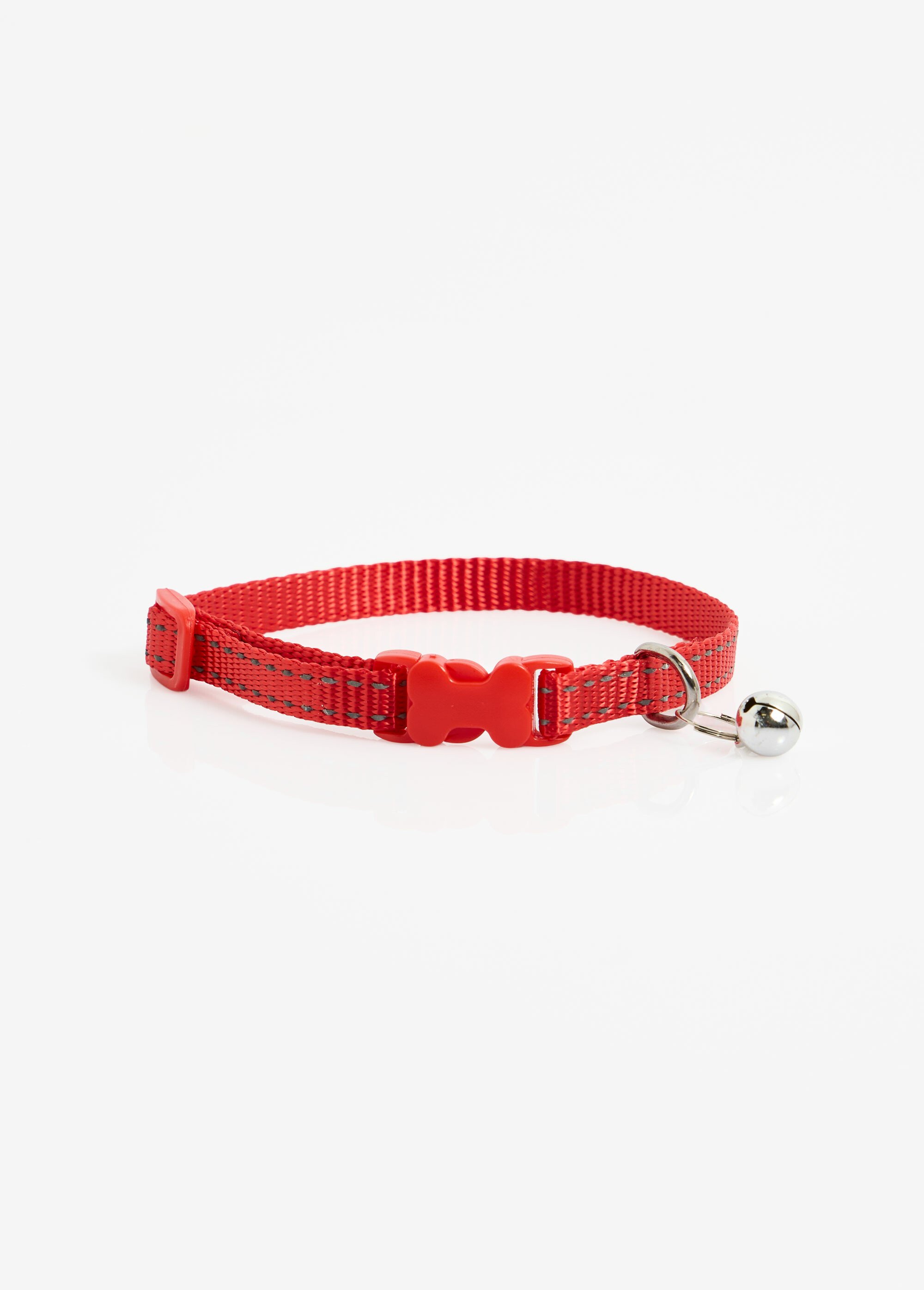 Collier réglable pour chat avec grelot ROUGE RIG-00001773EL FA1
