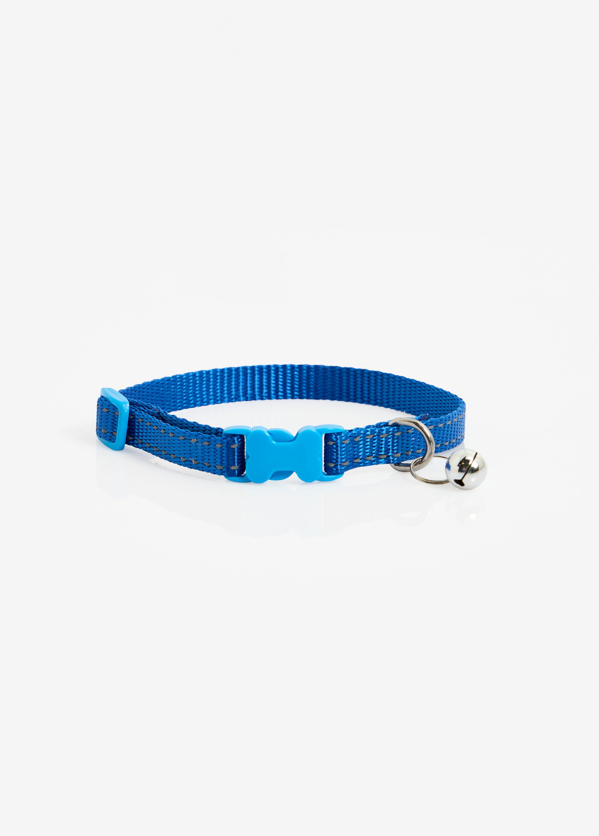 Collier réglable pour chat avec grelot BLEU RIG-00001773EL FA1