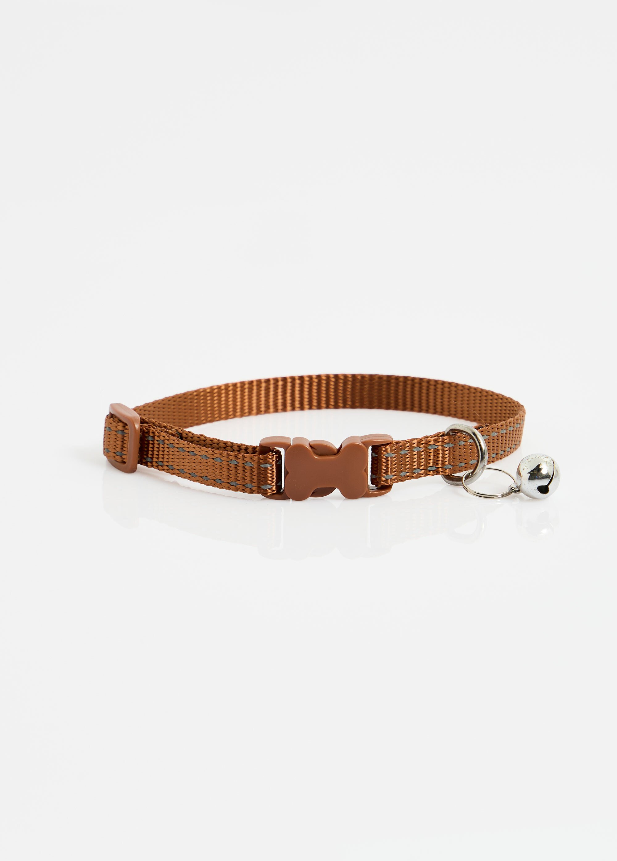 Collier réglable pour chat avec grelot MARRON RIG-00001773EL FA1