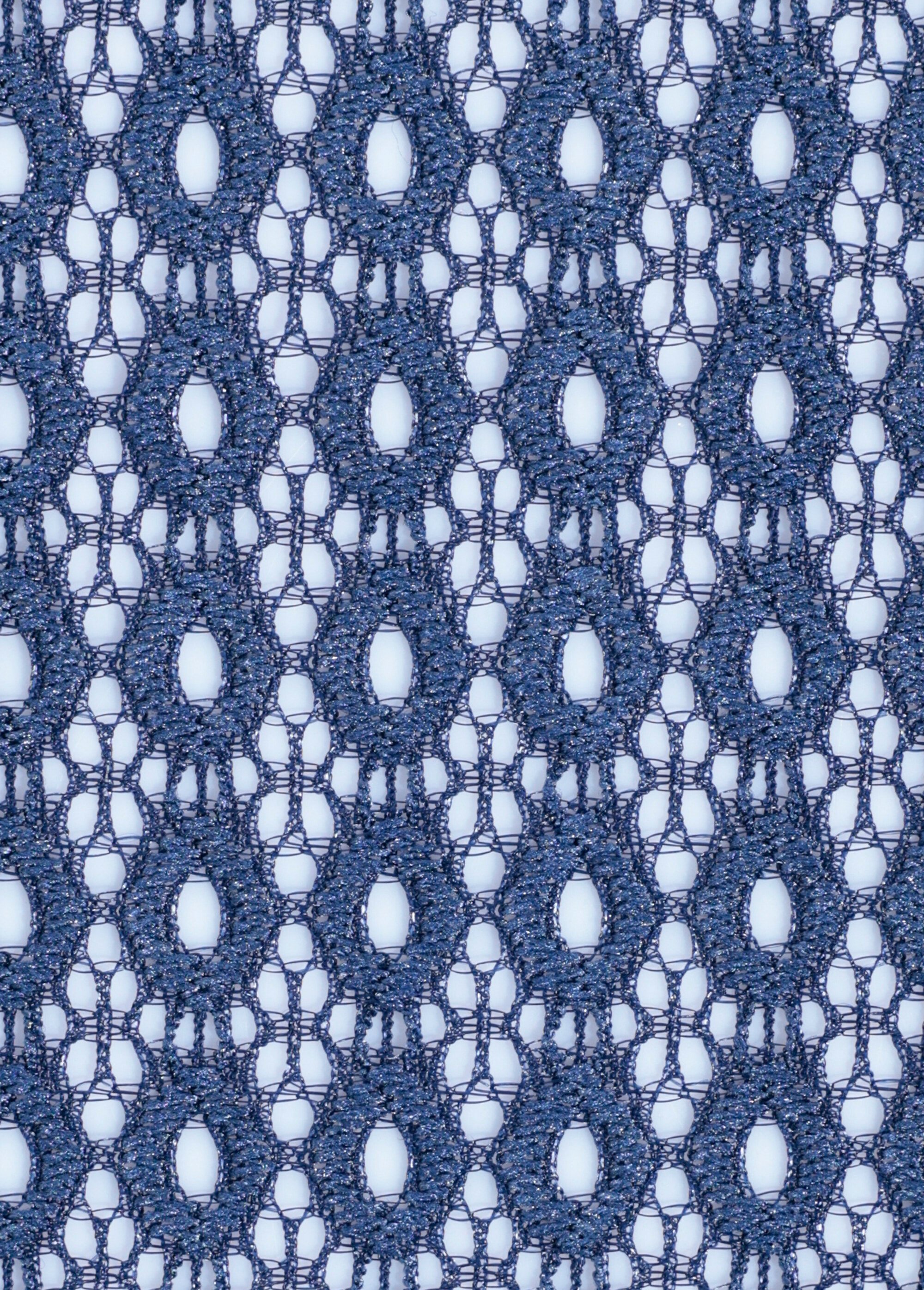 Coupon dentelle guipure ovale, 3B BLEU COT143979 DE2