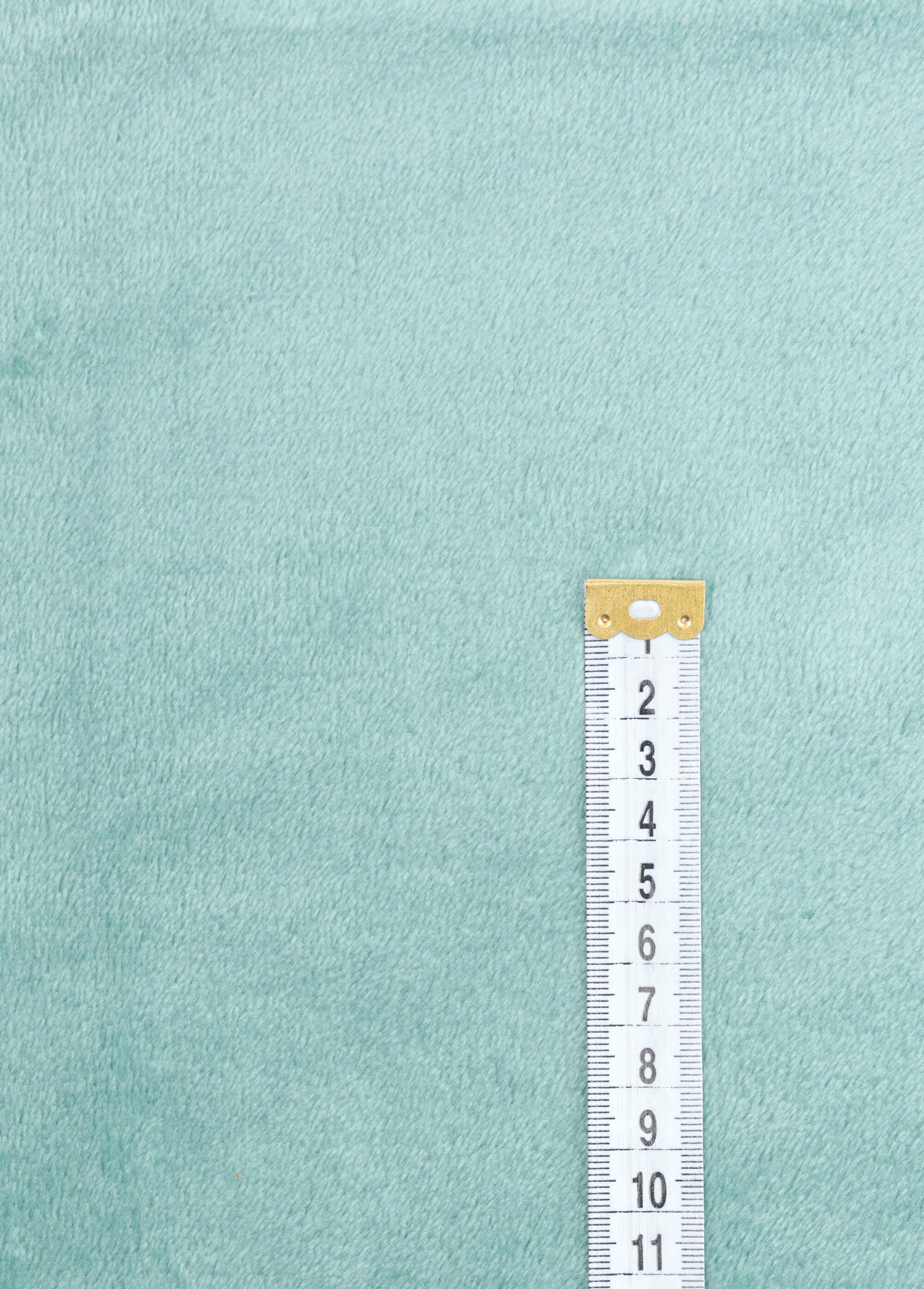 Coupon tissu, polaire double face 1V VERT CELADON COT97349 DE1