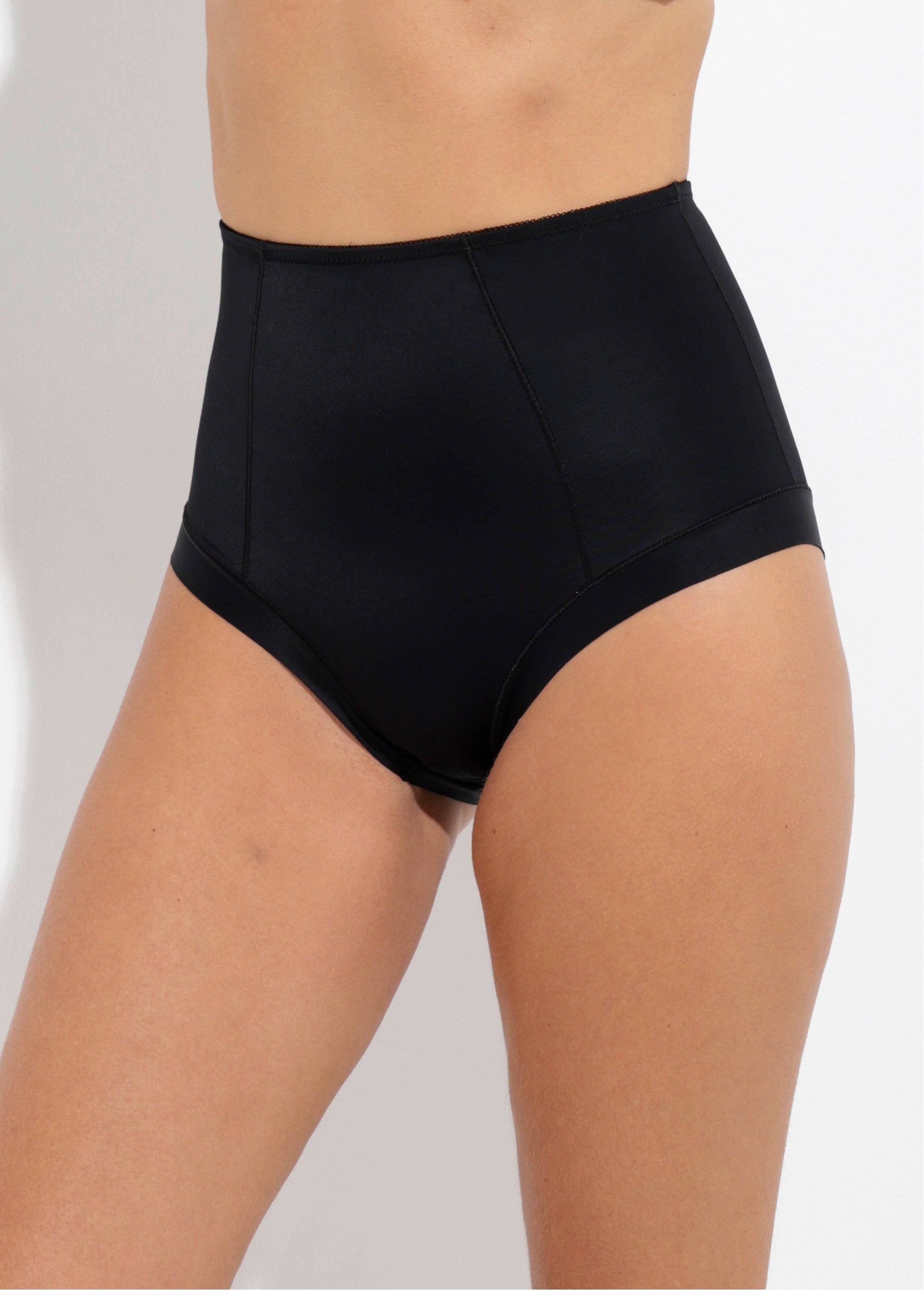 Culotte maxi sculptante taille haute Femme Noir DYNAMO FA1