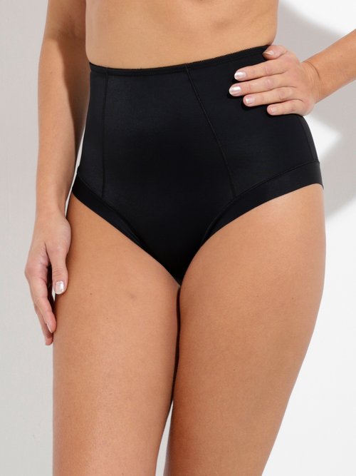 Culotte maxi sculptante taille haute Femme Noir DYNAMO FA2