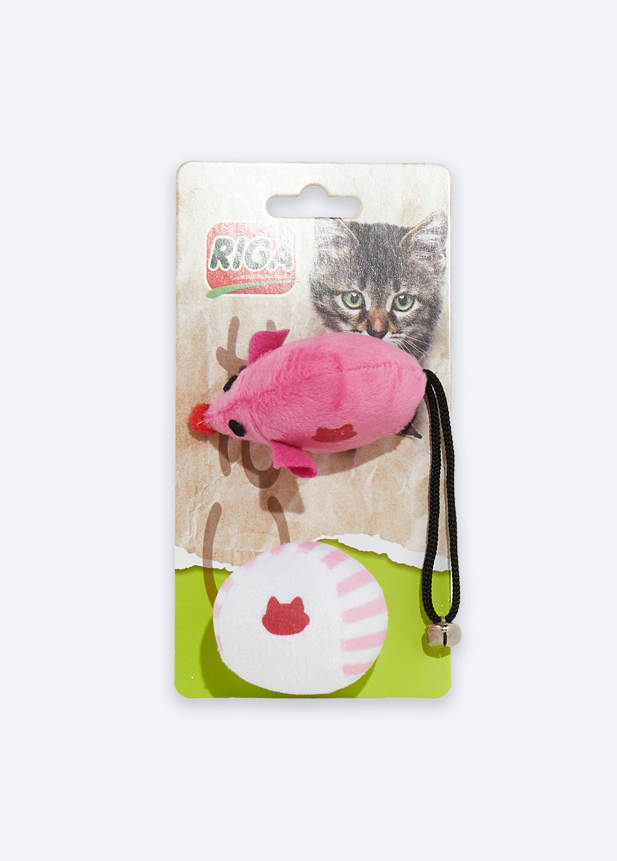 Jouets pour chat, souris grelot + balle