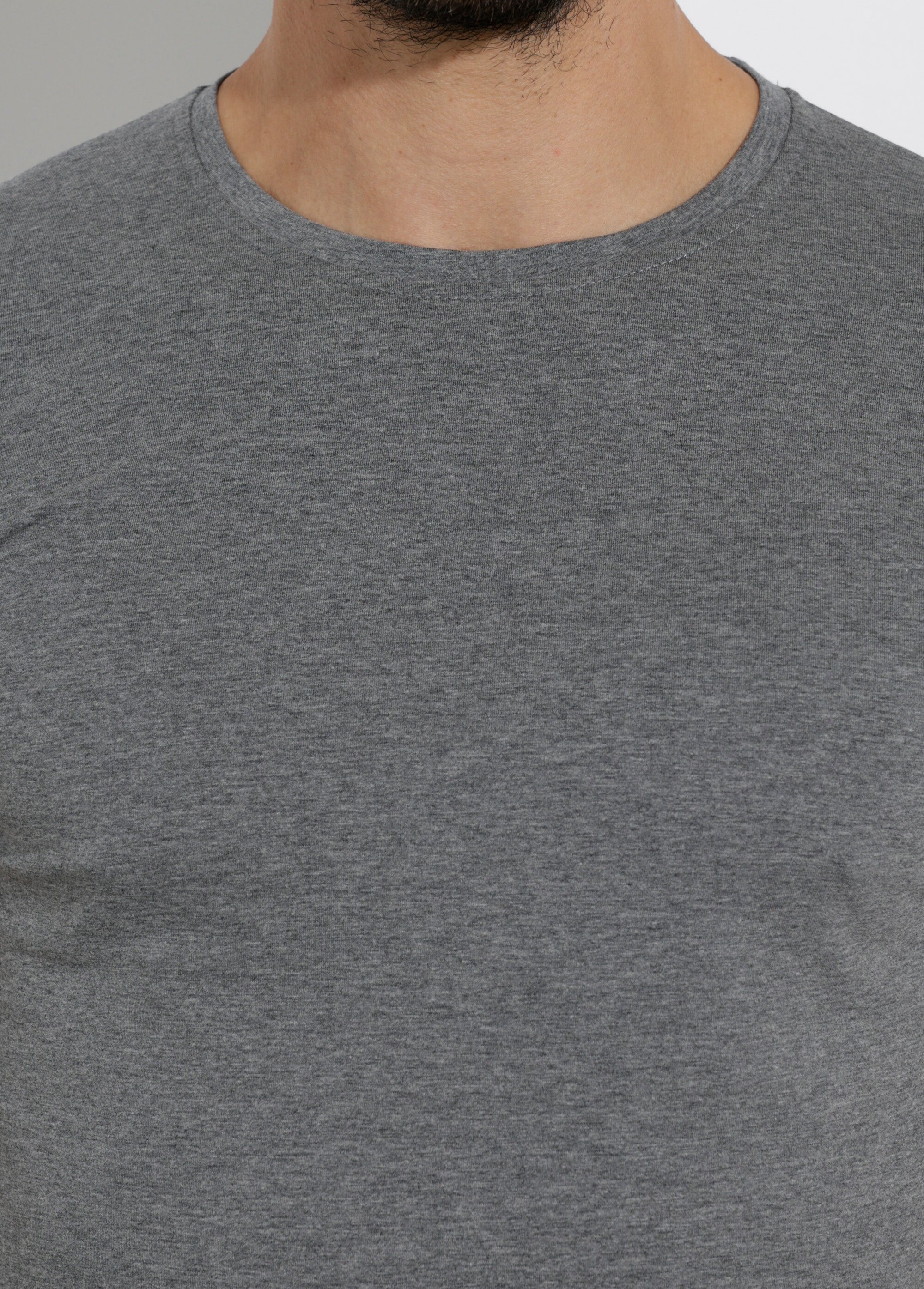 T-shirt col rond coupe ajustée