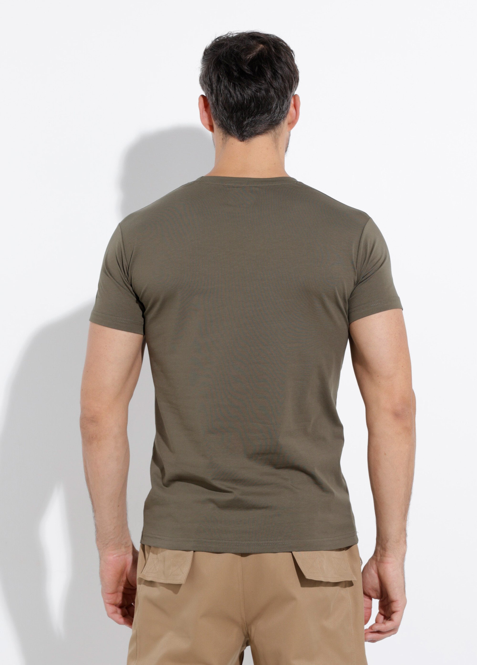 T-shirt col rond coupe ajustée