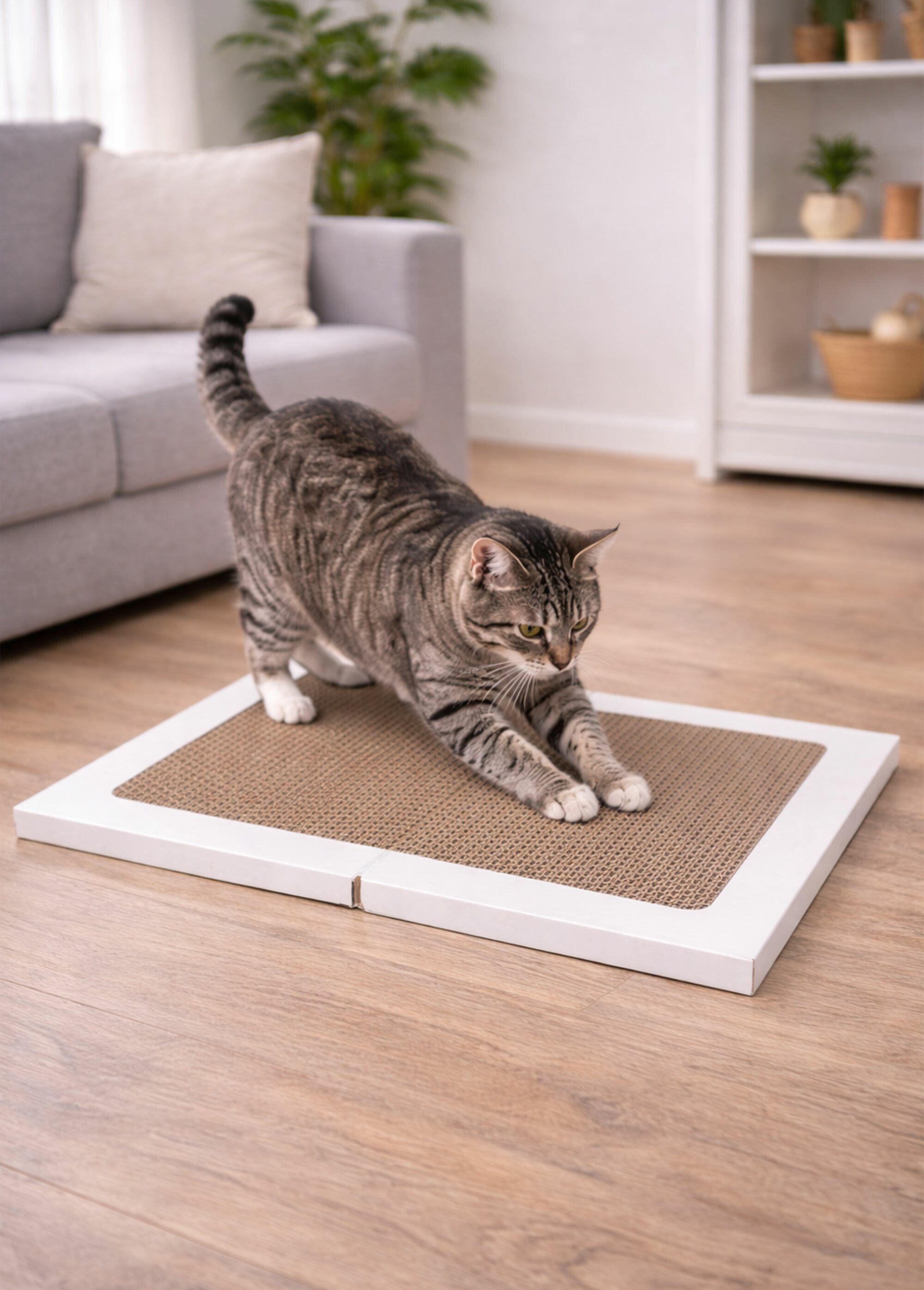 Tapis griffoir multi usages, pour chat MARRON RIG-00005168EL SI1