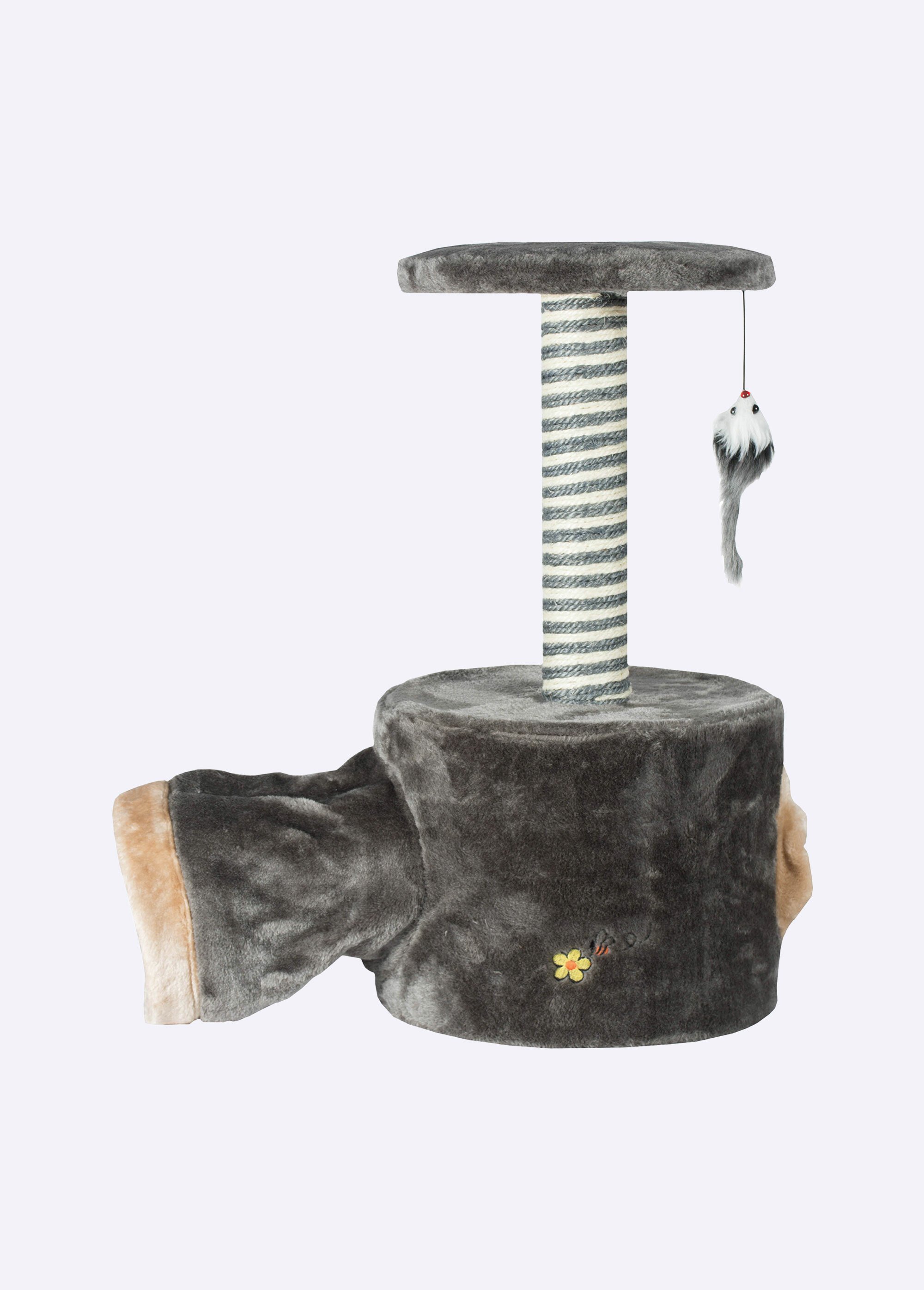 Arbre à chat avec cachette + jouet