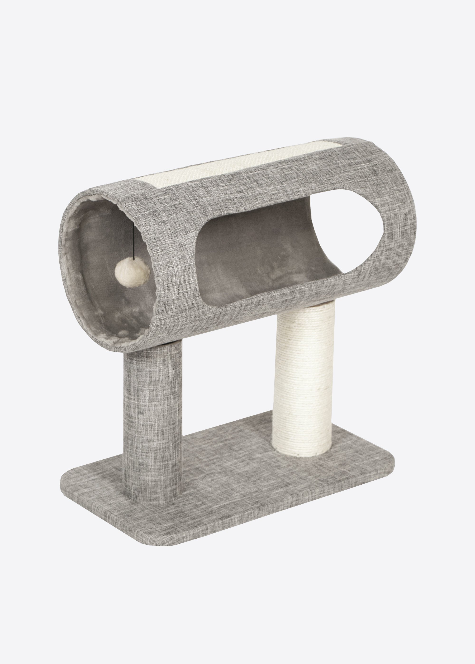Arbre à chat design avec tunnel GRIS RIG-00006113EL FA1