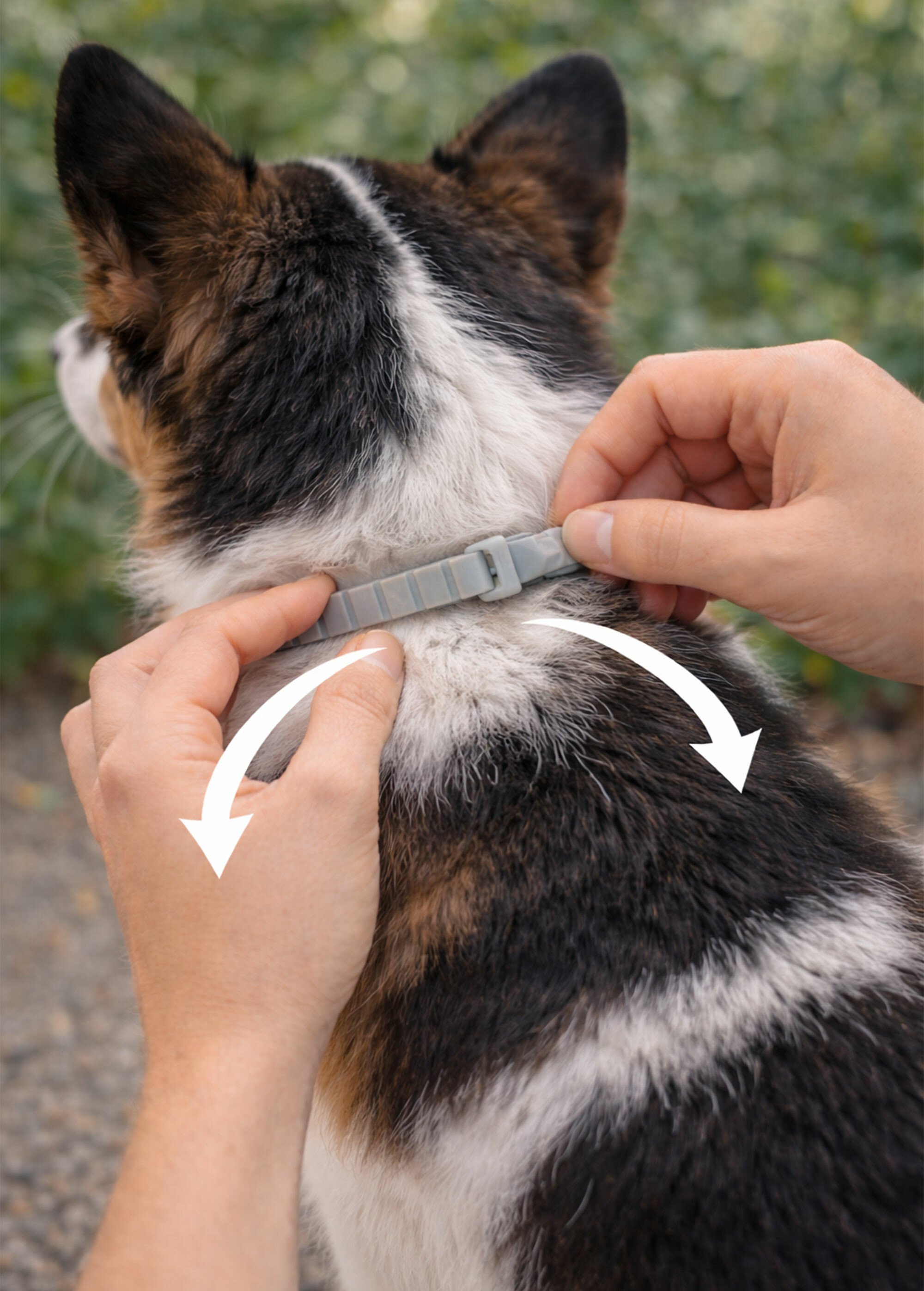 Collier insectifuge pour chien ou chiot BLANC RIG-100981051F SI1