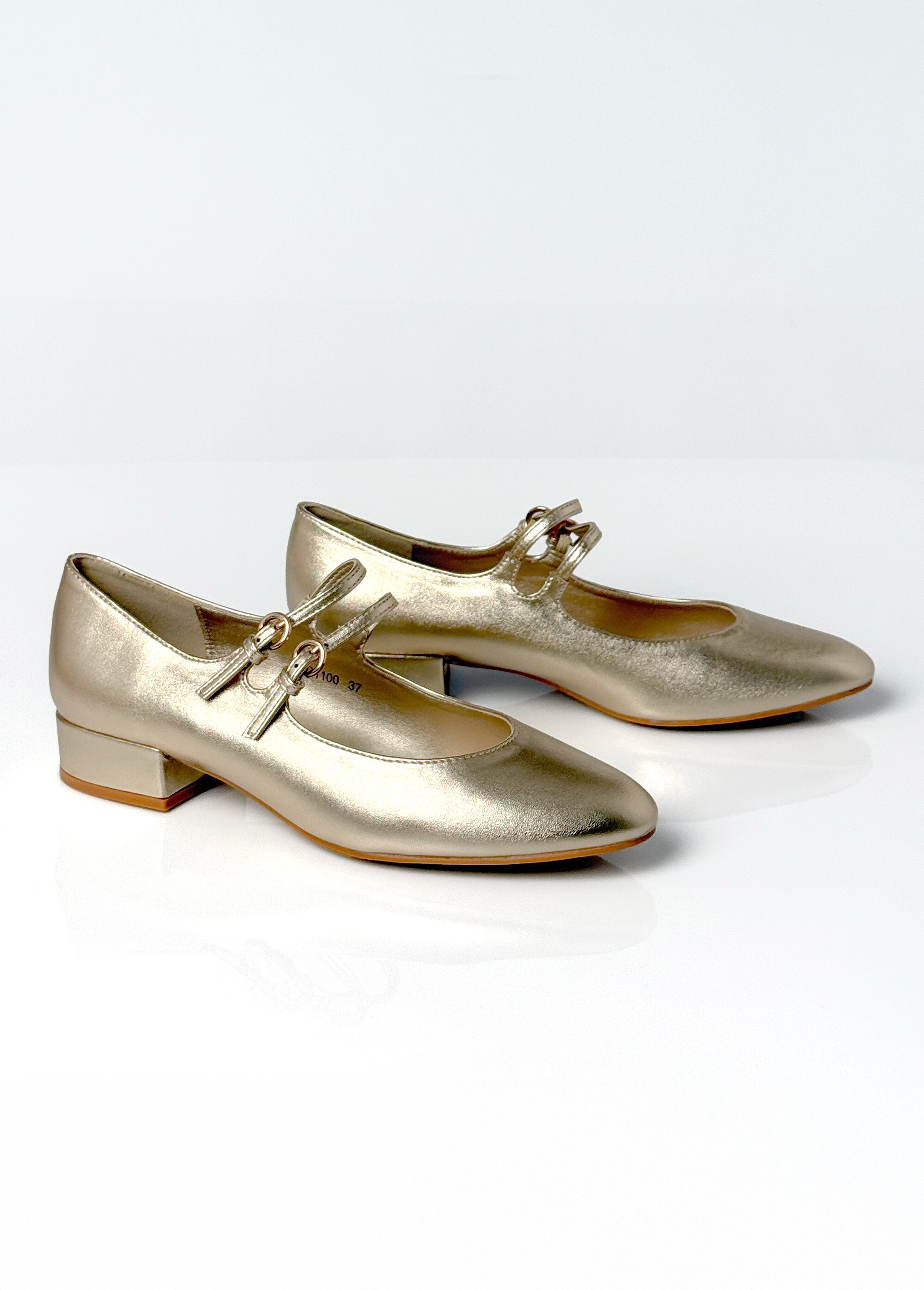 Ballerines babies à brides, simili cuir