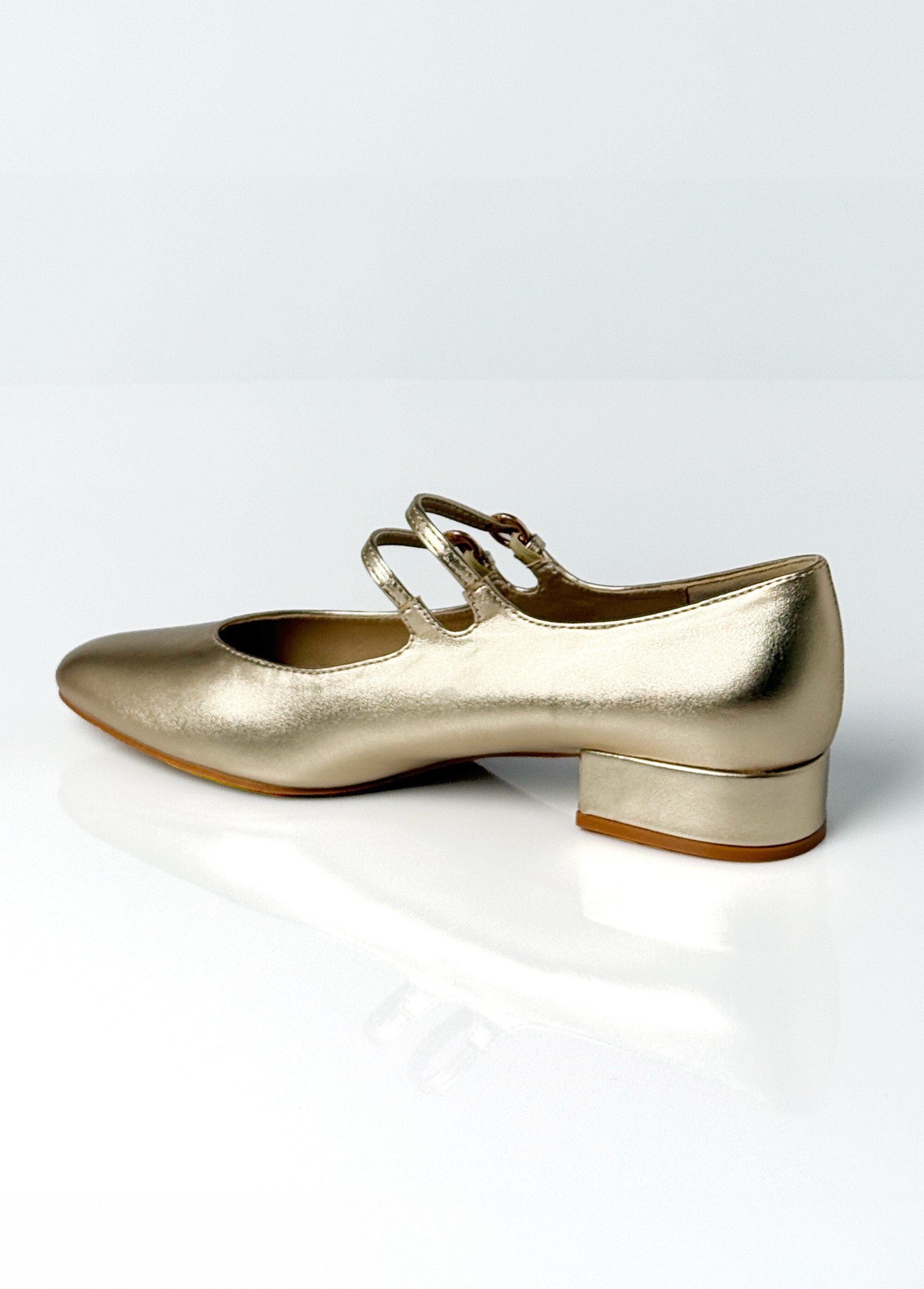 Ballerines babies à brides, simili cuir
