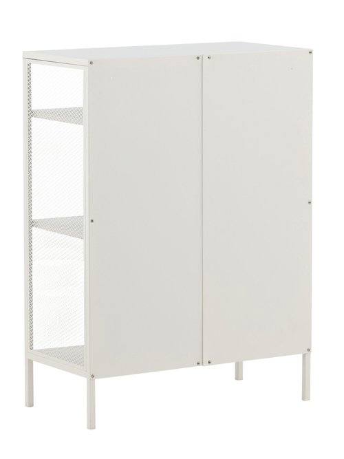 Bibliothèque ouverte, cotés grillagés BLANC VEN-15357 DO1