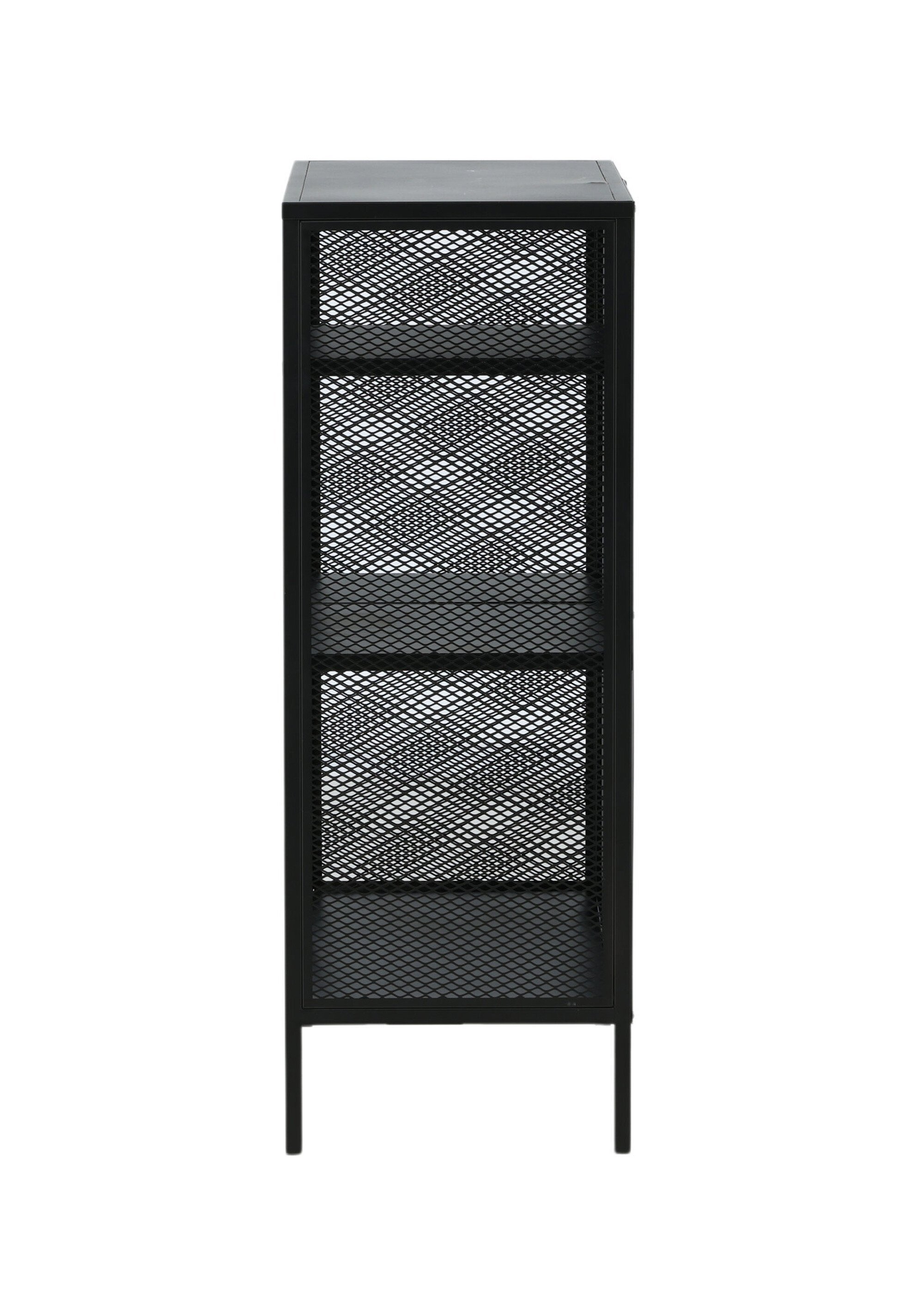 Bibliothèque ouverte, cotés grillagés NOIR VEN-15357 DE2