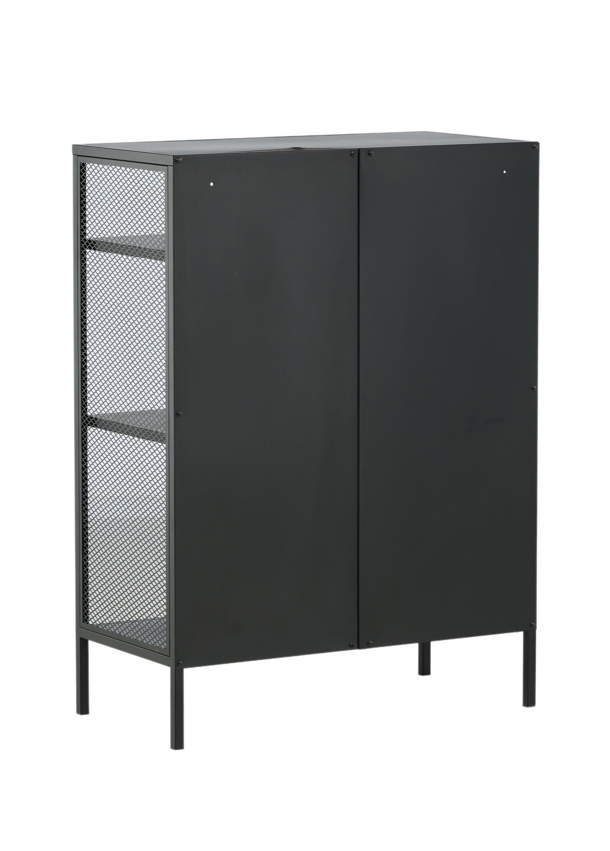 Bibliothèque ouverte, cotés grillagés NOIR VEN-15357 DO1