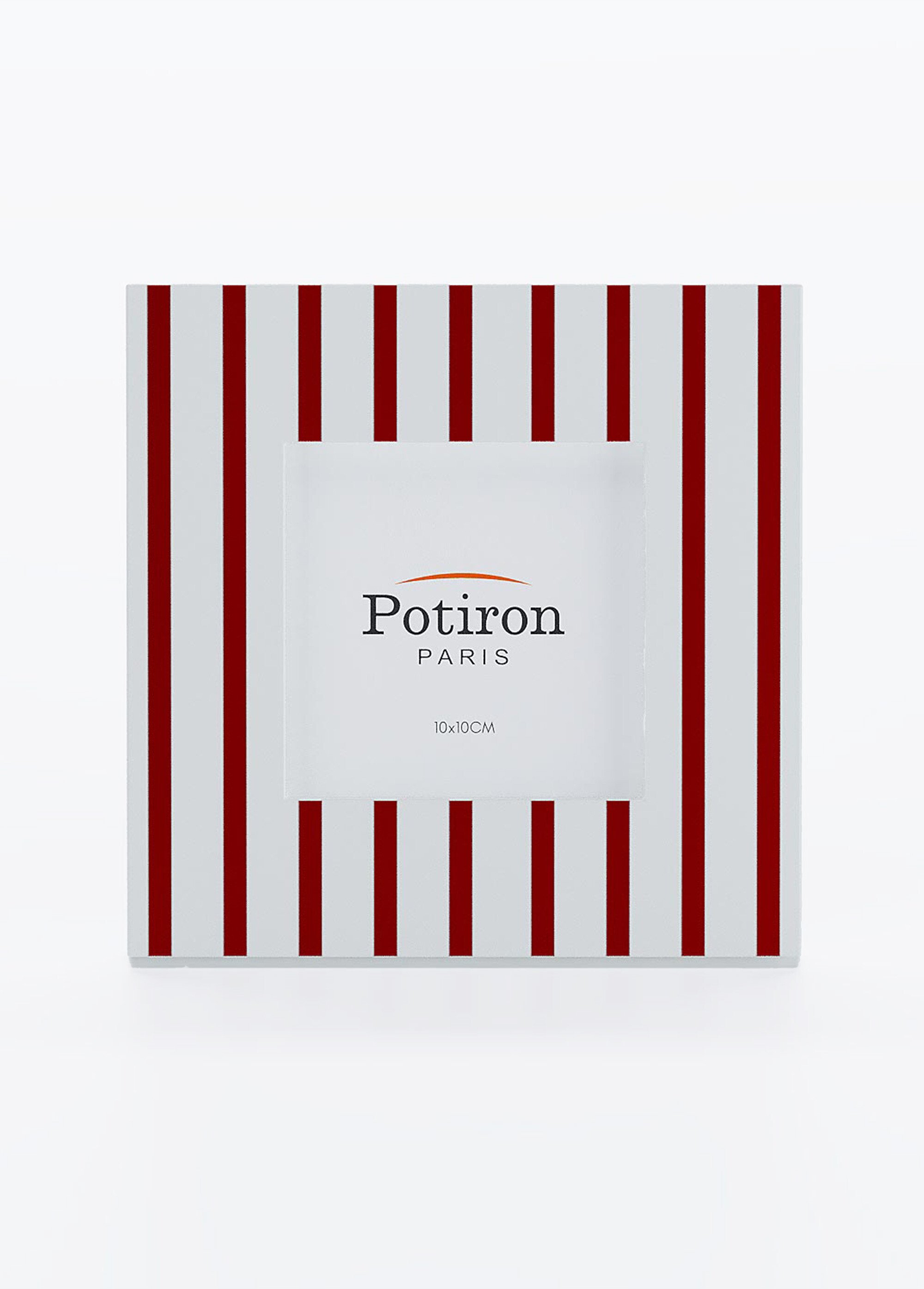 Cadre photo à poser, motif ondulations Rouge POT-VALENCIA FA2