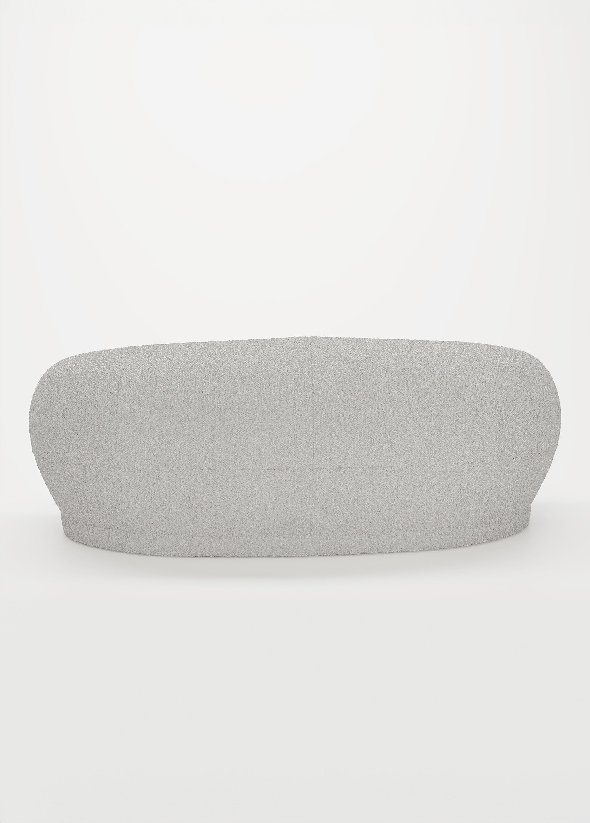 Canapé design minimaliste en tissu BLANC POT-BIANCA DO1