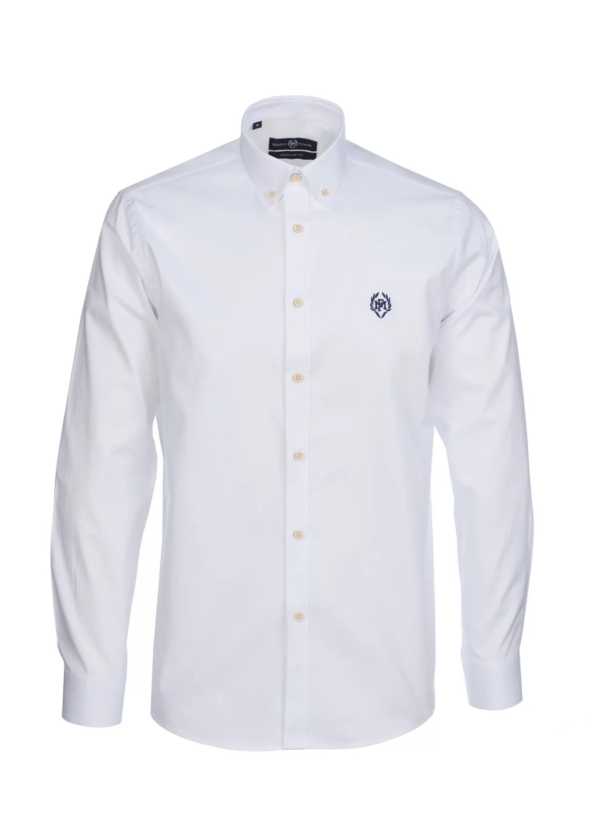 Chemise chic avec col américain Homme Blanc MFKCYRIL AP1