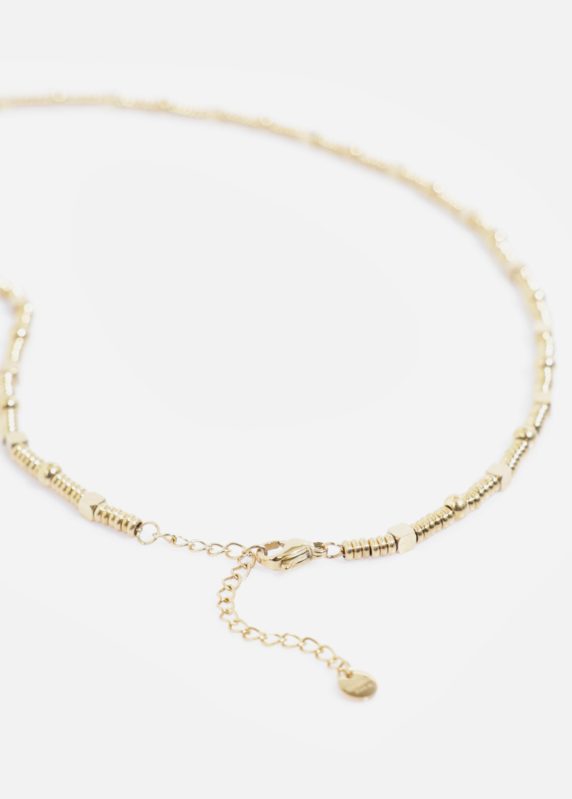 Collier maille souple acier inoxydable Doré AE-CO812251 DE2
