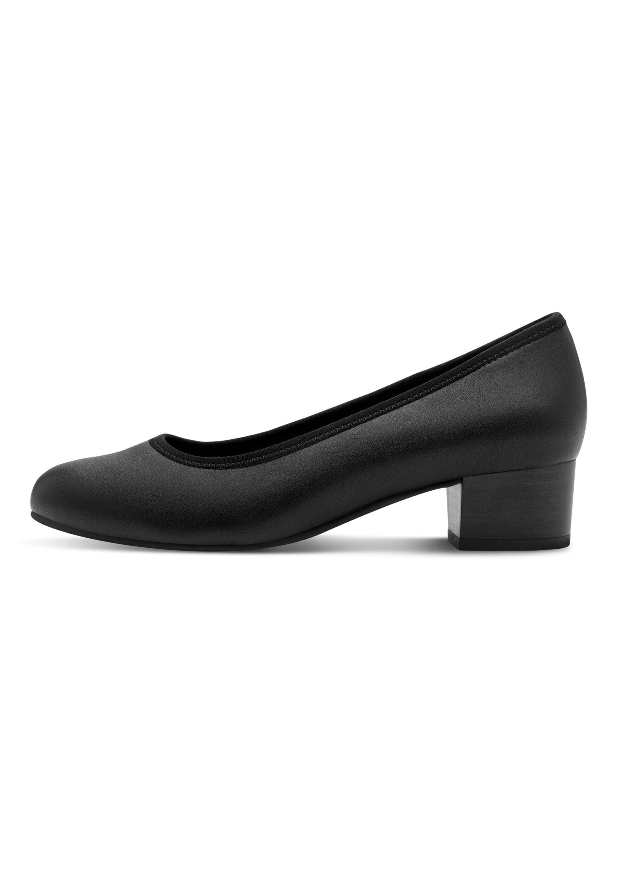 Escarpins irisés à talon bout rond Femme Noir JAN82236042 GA1