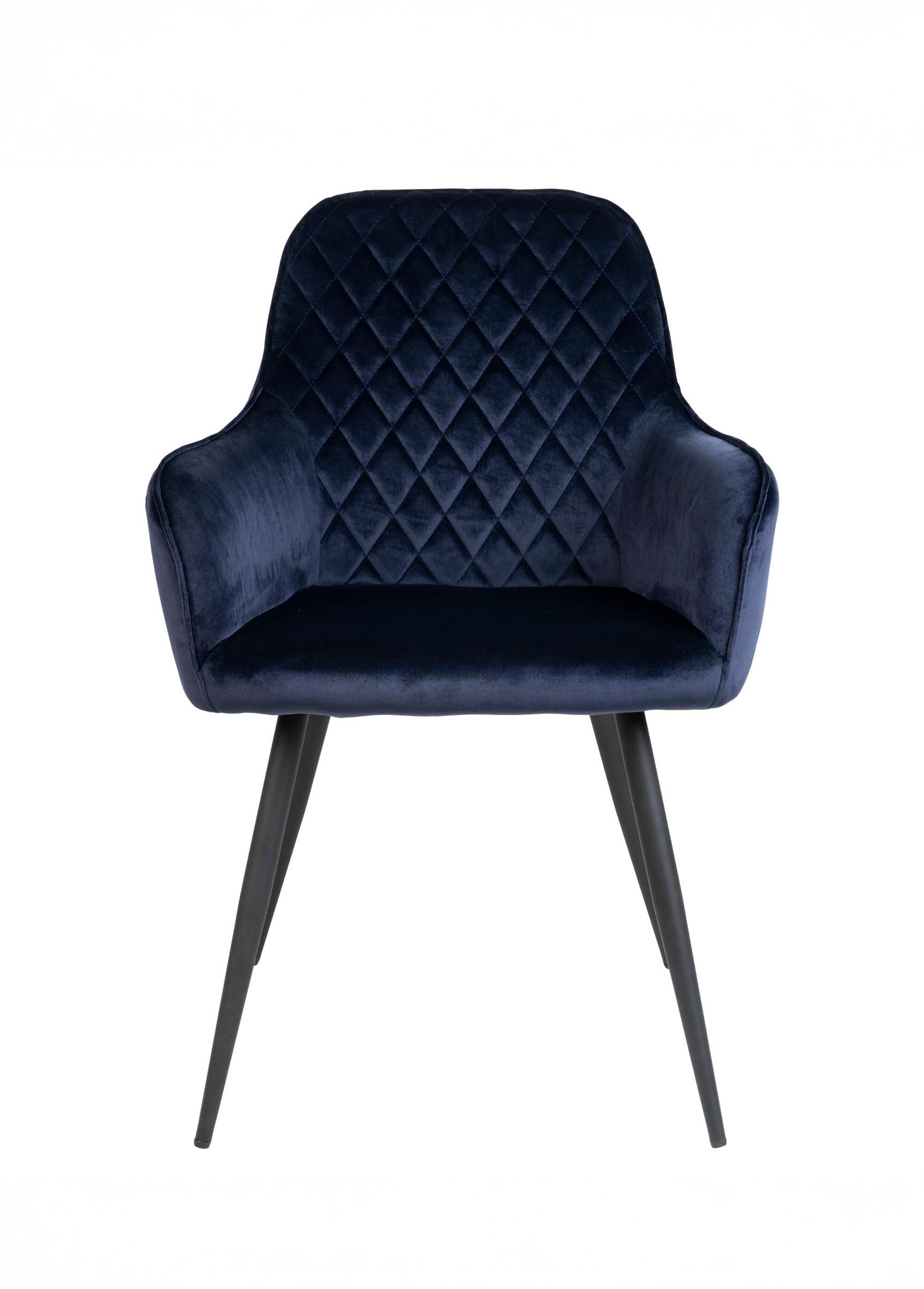 Fauteuil de salle à manger en velours 1B