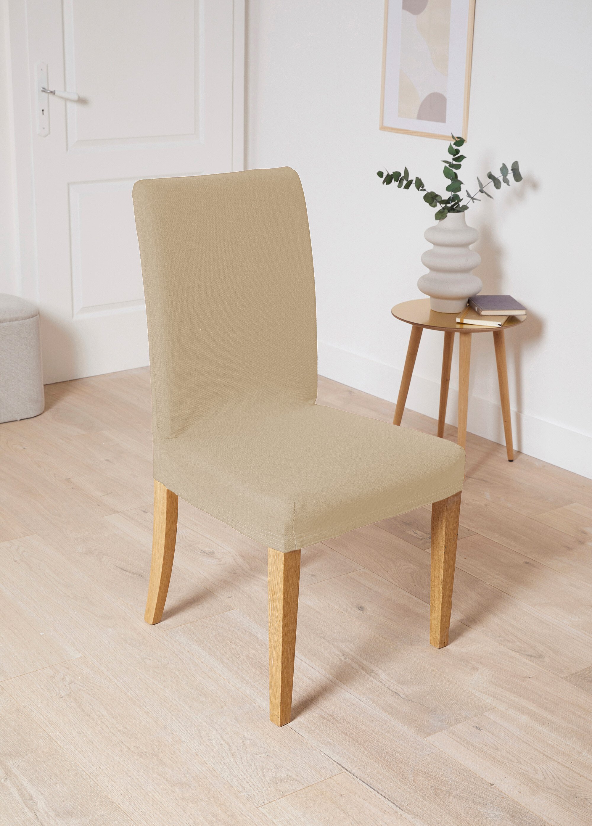 Housses bi-extensibles intégrales chaise - lot de 2 Marron ROUQUINE FA1