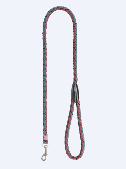 Laisse tressée ronde CAVO animaux SANGRIA ET PETROLE TRX-144230 FA1