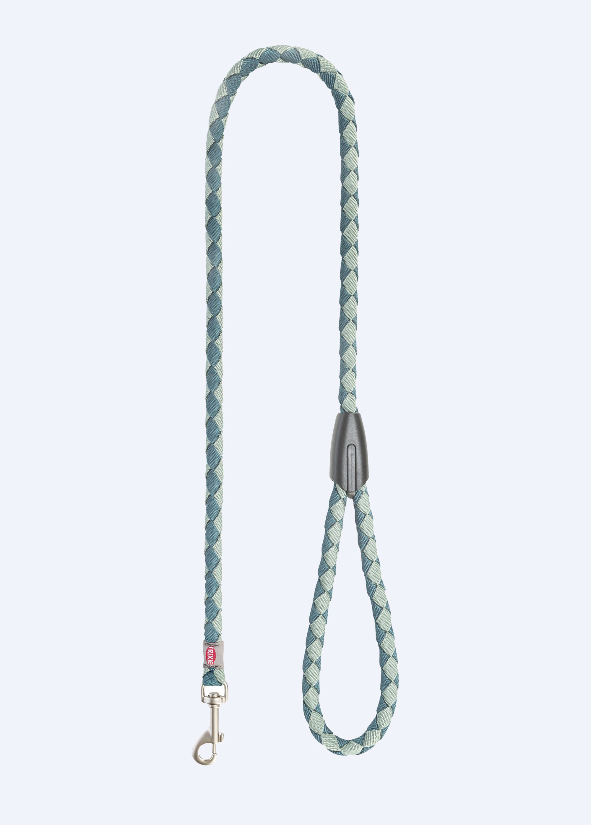 Laisse tressée ronde CAVO animaux PETROLE ET SAUGE TRX-144230 FA1