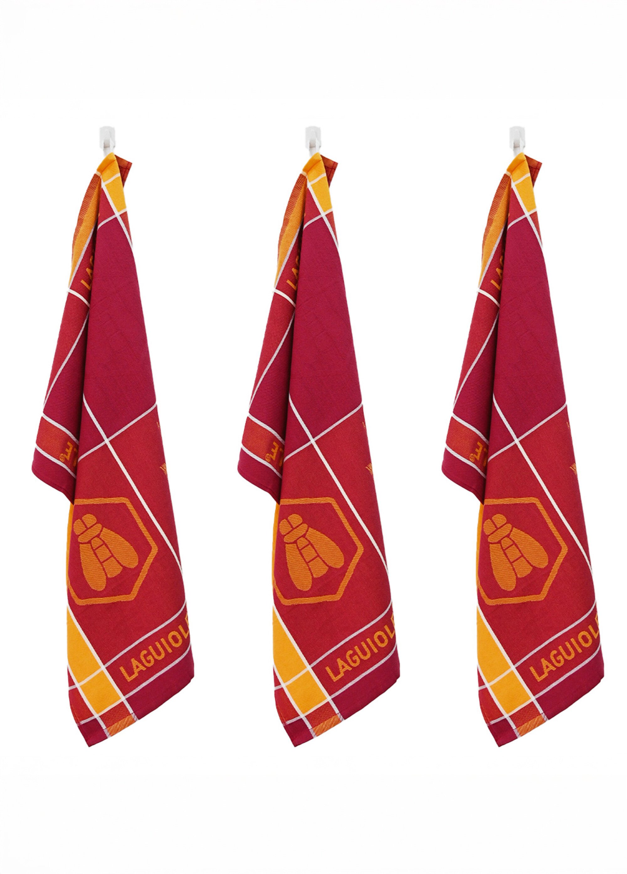 Lot de 3 torchons jacquard assortis, Tartans 1O