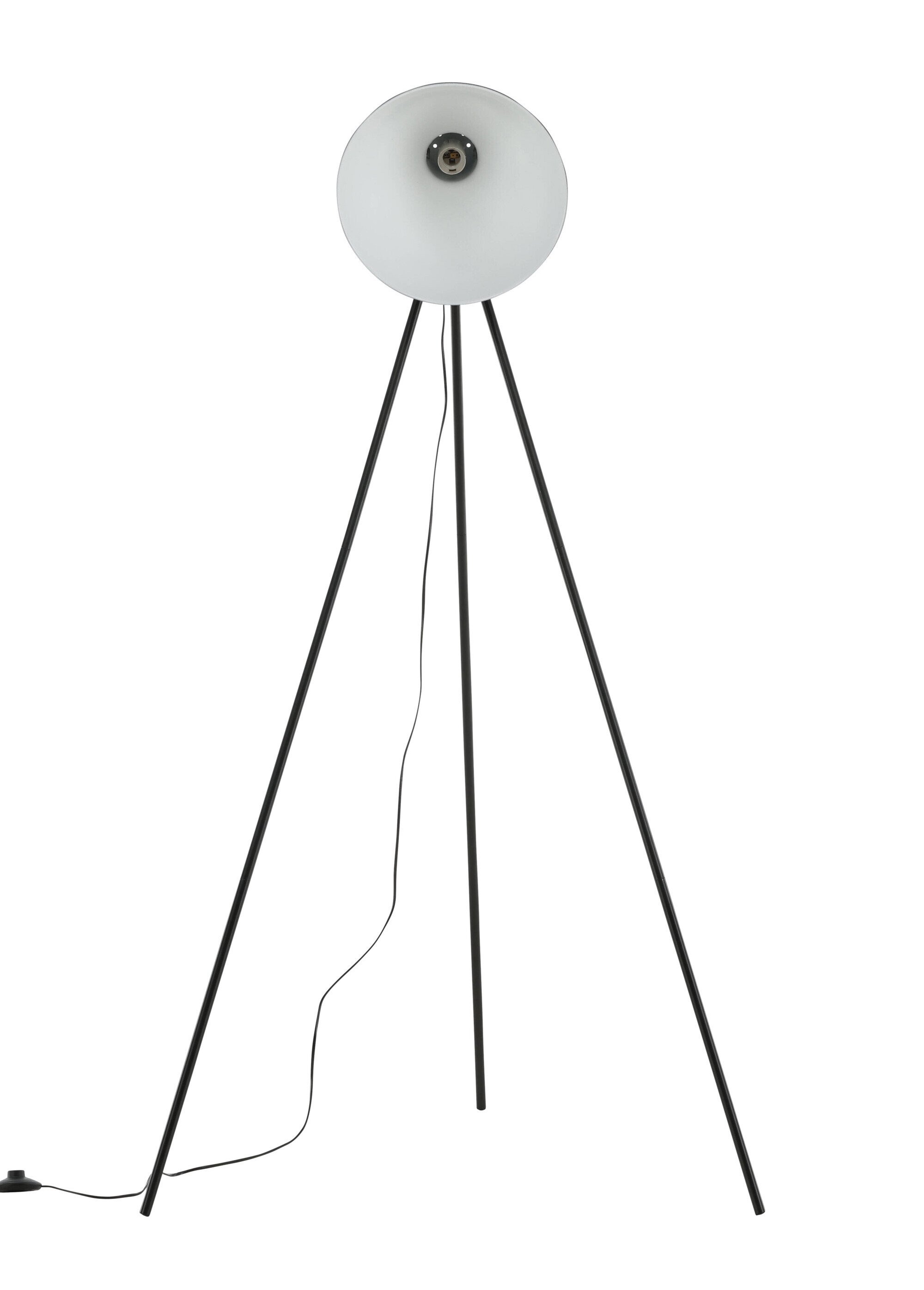 Lampadaire en acier, piètement trépied NOIR VEN-15652 DE2