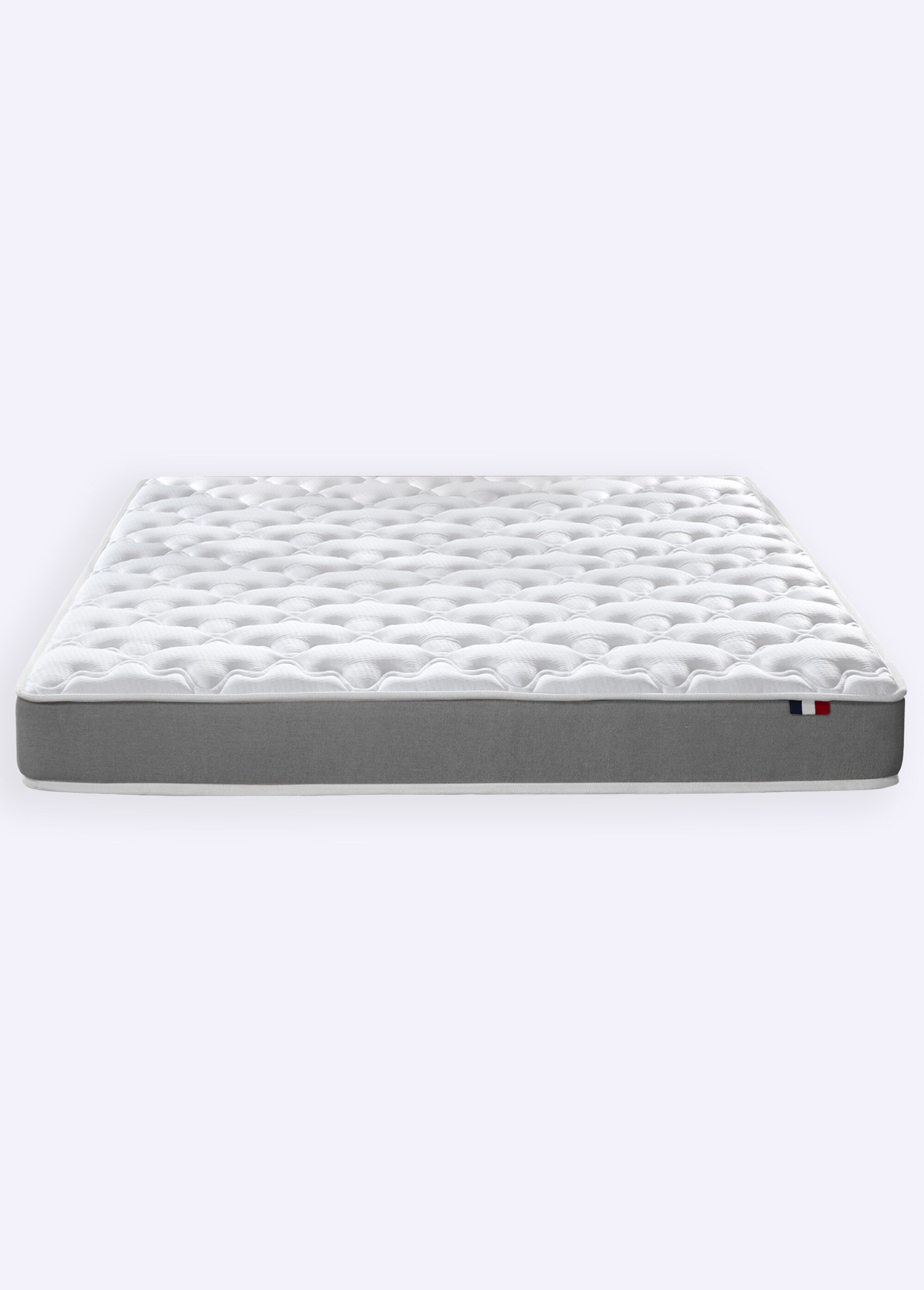 Matelas ferme en mousse, haut. 16/17cm BLANC AFI-MAGNOLIA DE1