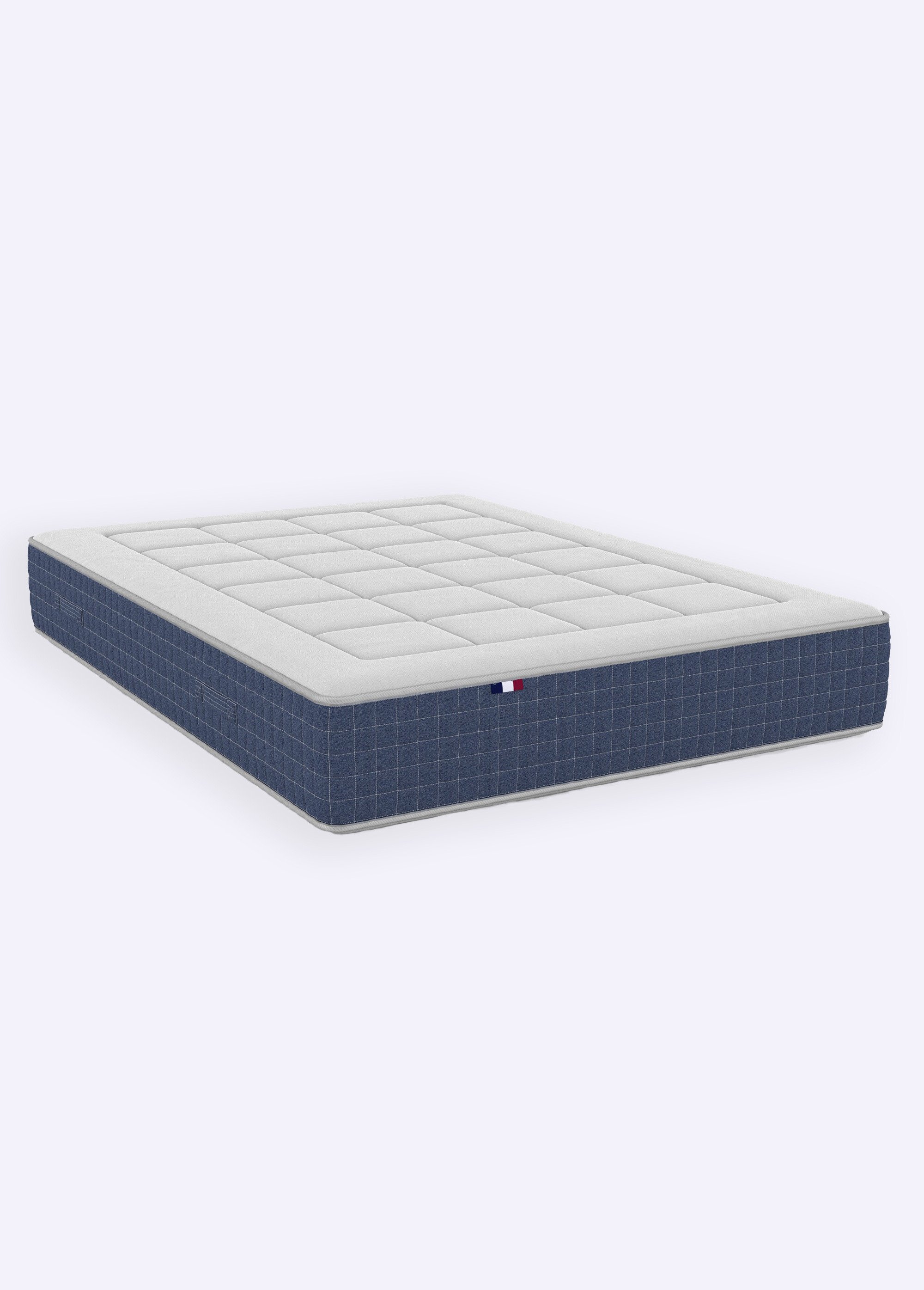 Matelas ressorts et mémoire de forme, haut. 28cm BLANC AFI-ROSE FA1