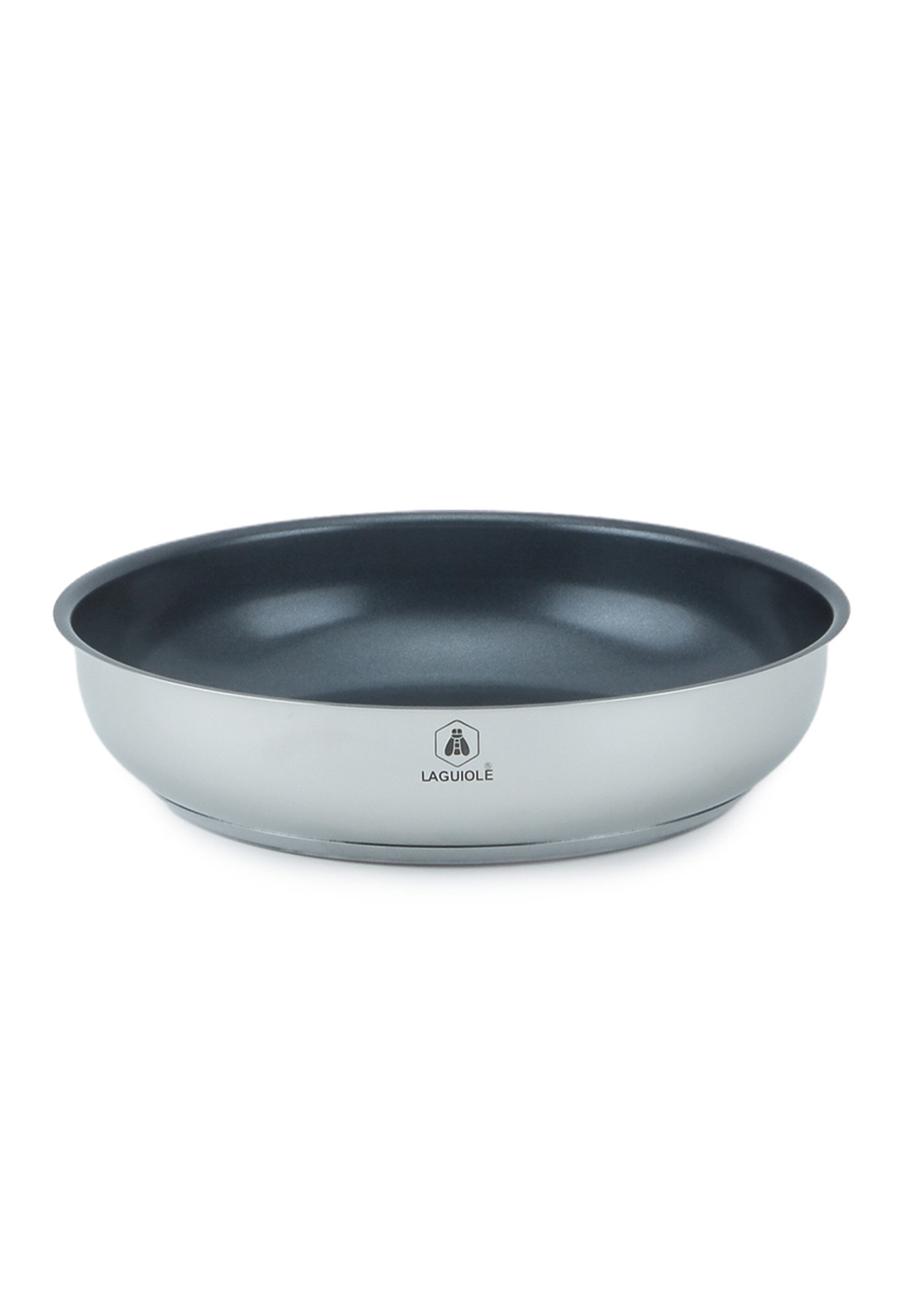 Set 6 pièces inox antiadhésif, Réactif Gris 9120685 DE3