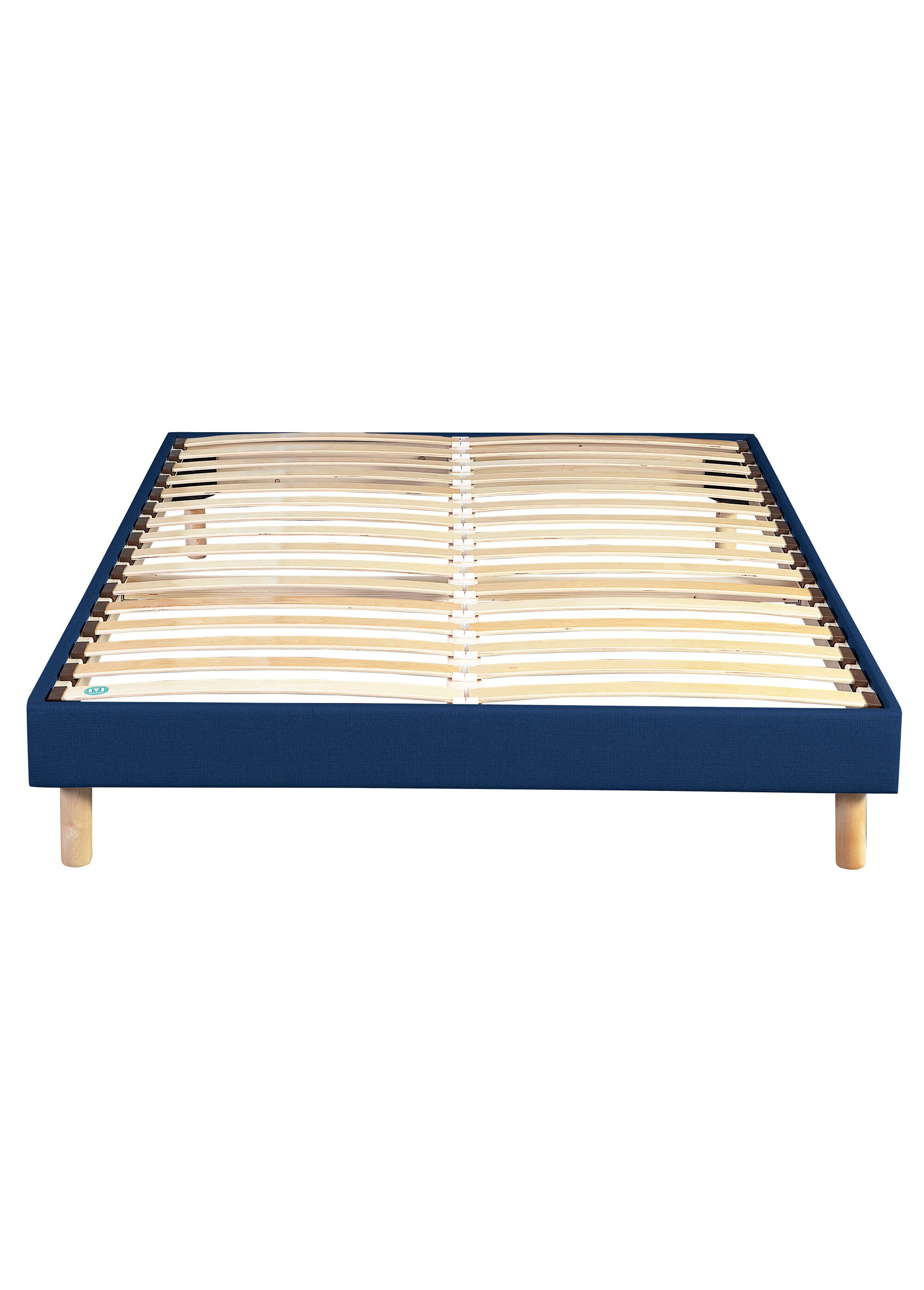 Sommier tapissier à monter soi-même, à lattes BLEU MER-SOM-SELFKIT DE3