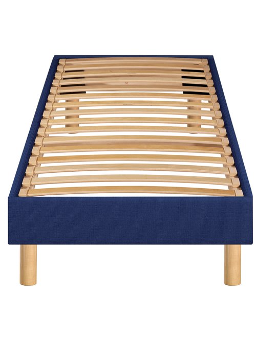 Sommier tapissier à monter soi-même, à lattes BLEU MER-SOM-SELFKIT DE4