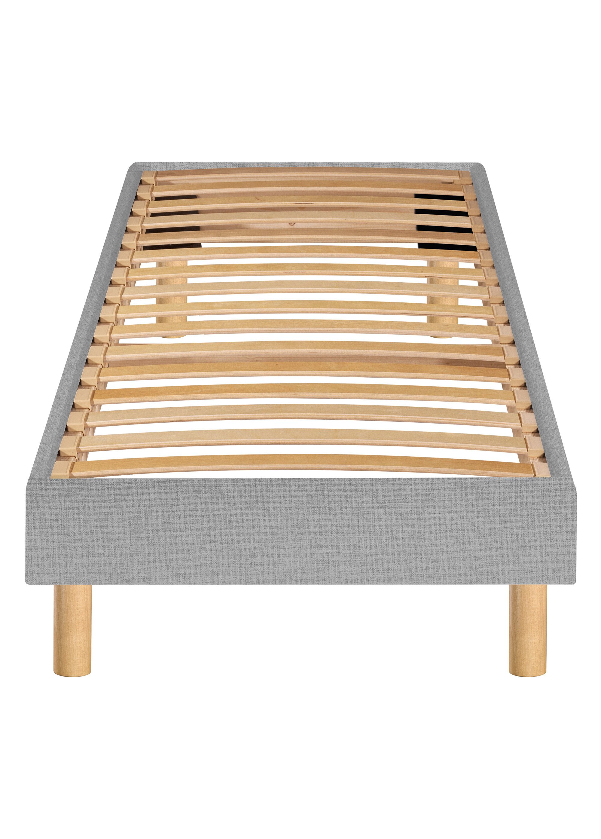 Sommier tapissier à monter soi-même, à lattes GRIS MER-SOM-SELFKIT DE3