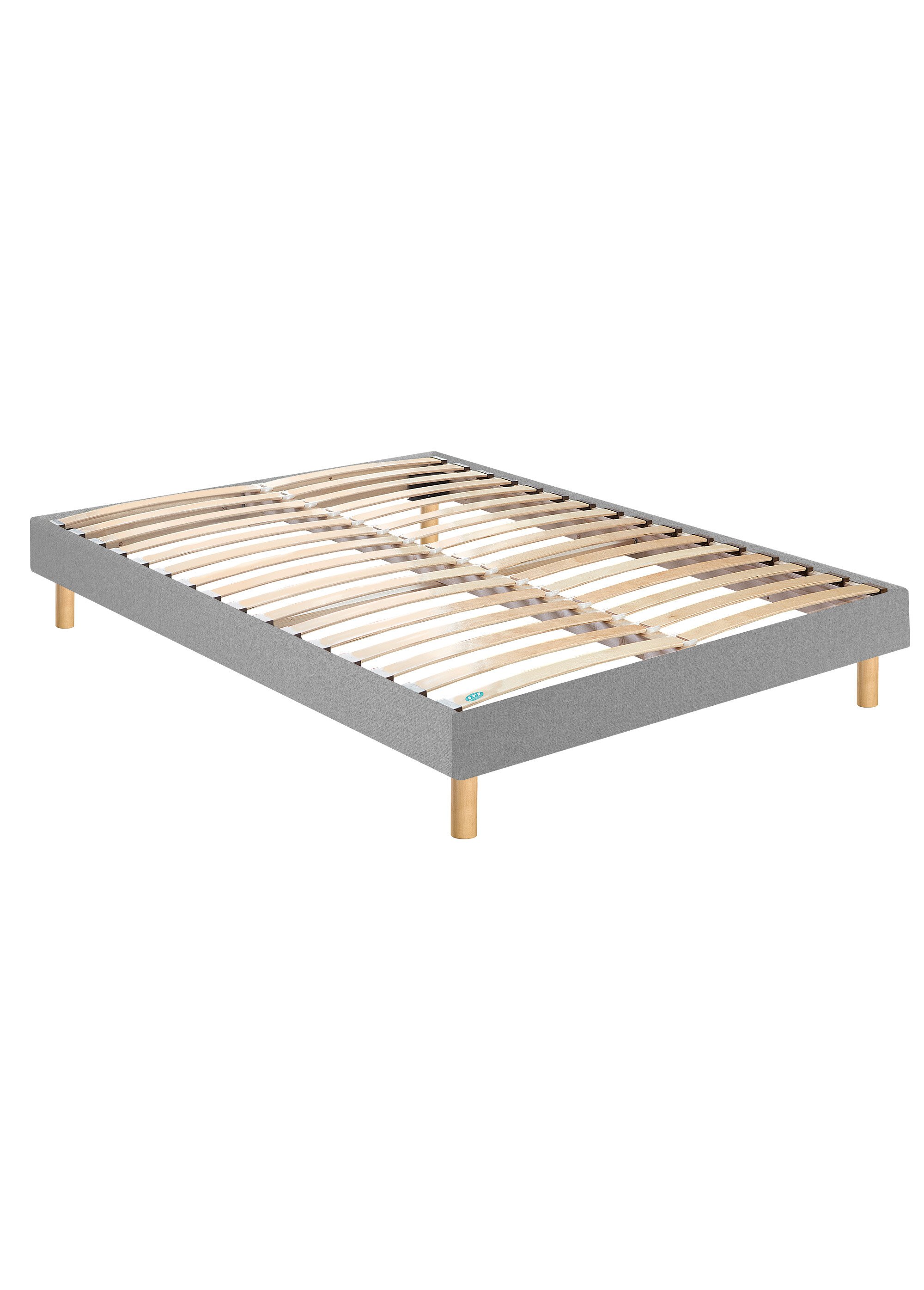 Sommier tapissier à monter soi-même, à lattes GRIS MER-SOM-SELFKIT FA1