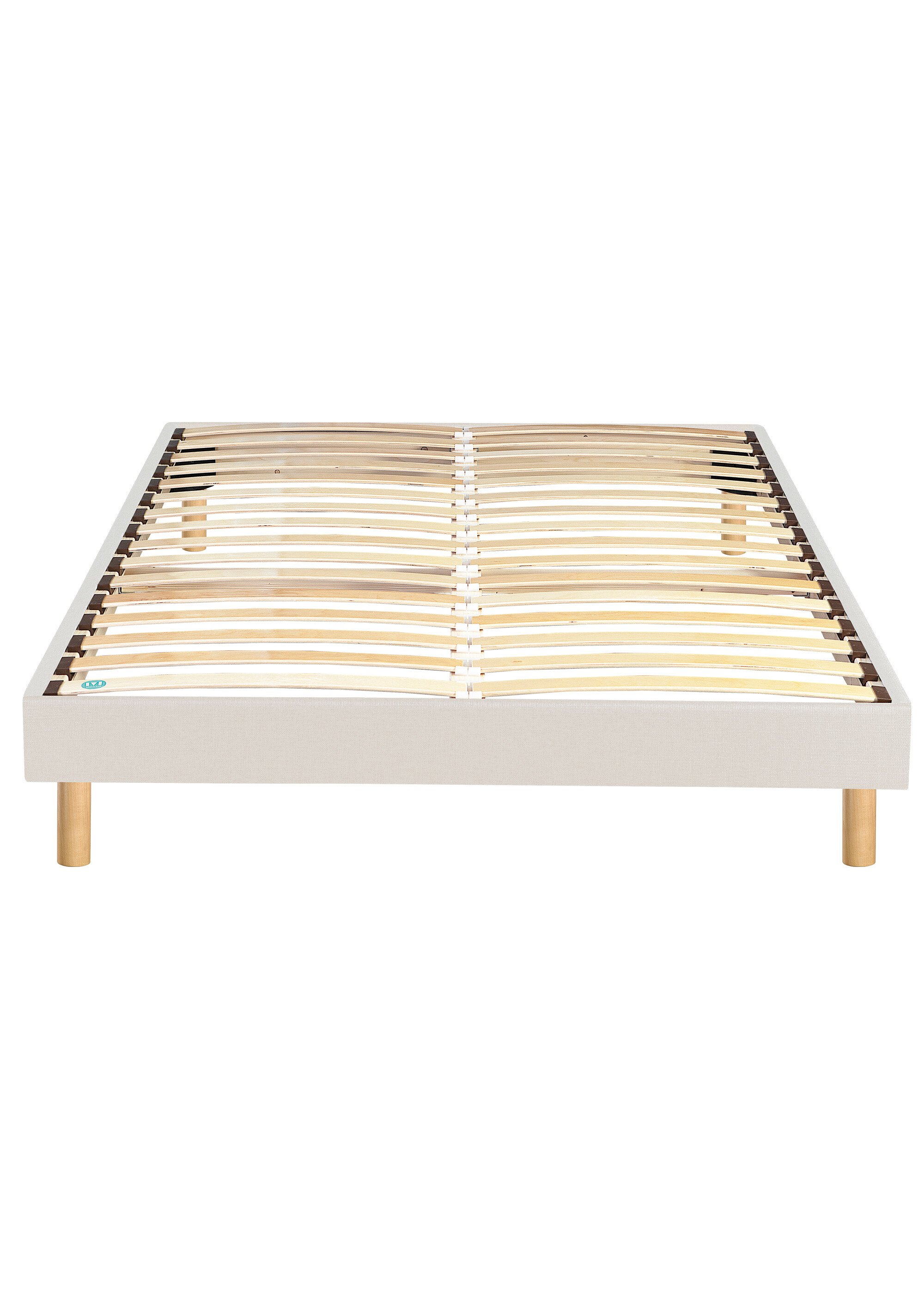 Sommier tapissier à monter soi-même, à lattes BLANC MER-SOM-SELFKIT DE3