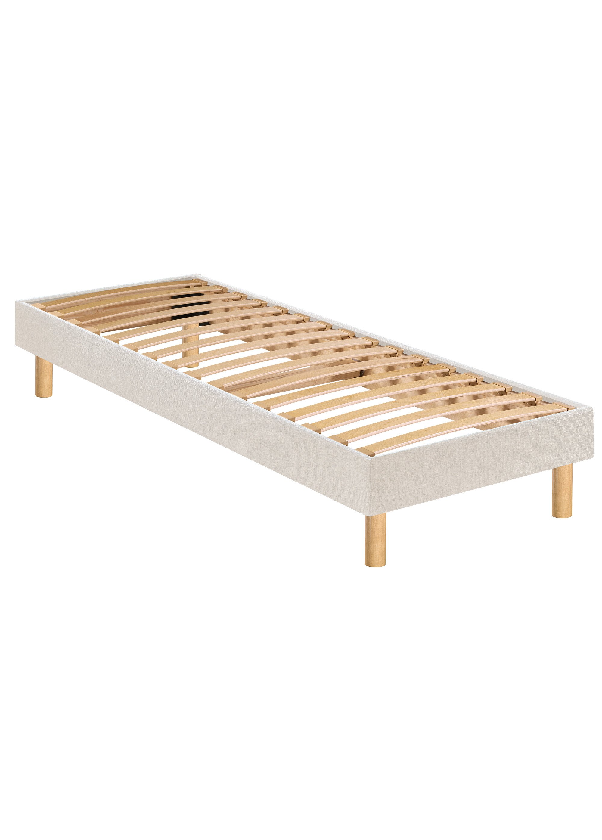 Sommier tapissier à monter soi-même, à lattes BLANC MER-SOM-SELFKIT FA2