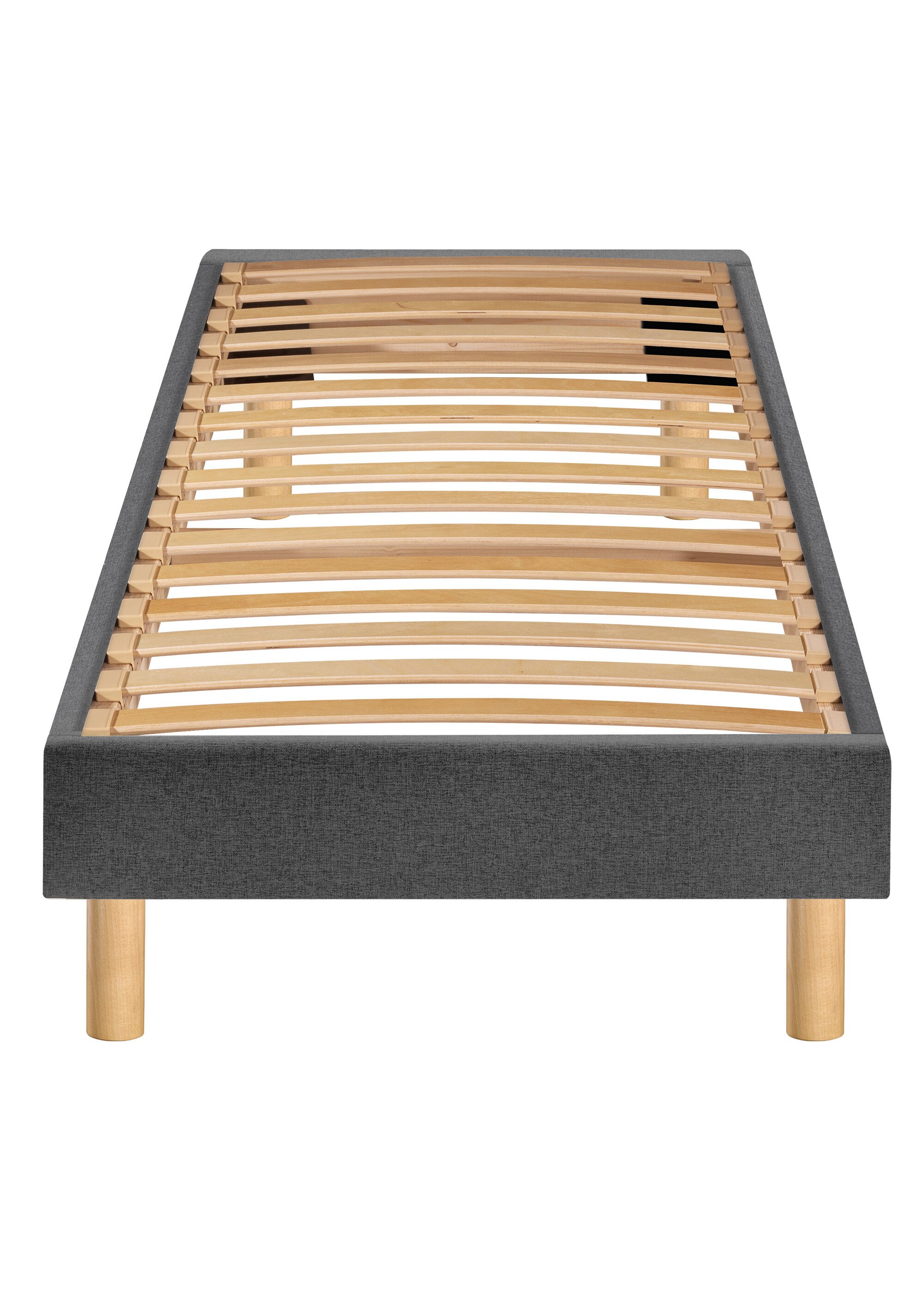 Sommier tapissier à monter soi-même, à lattes GRIS MER-SOM-SELFKIT DE4