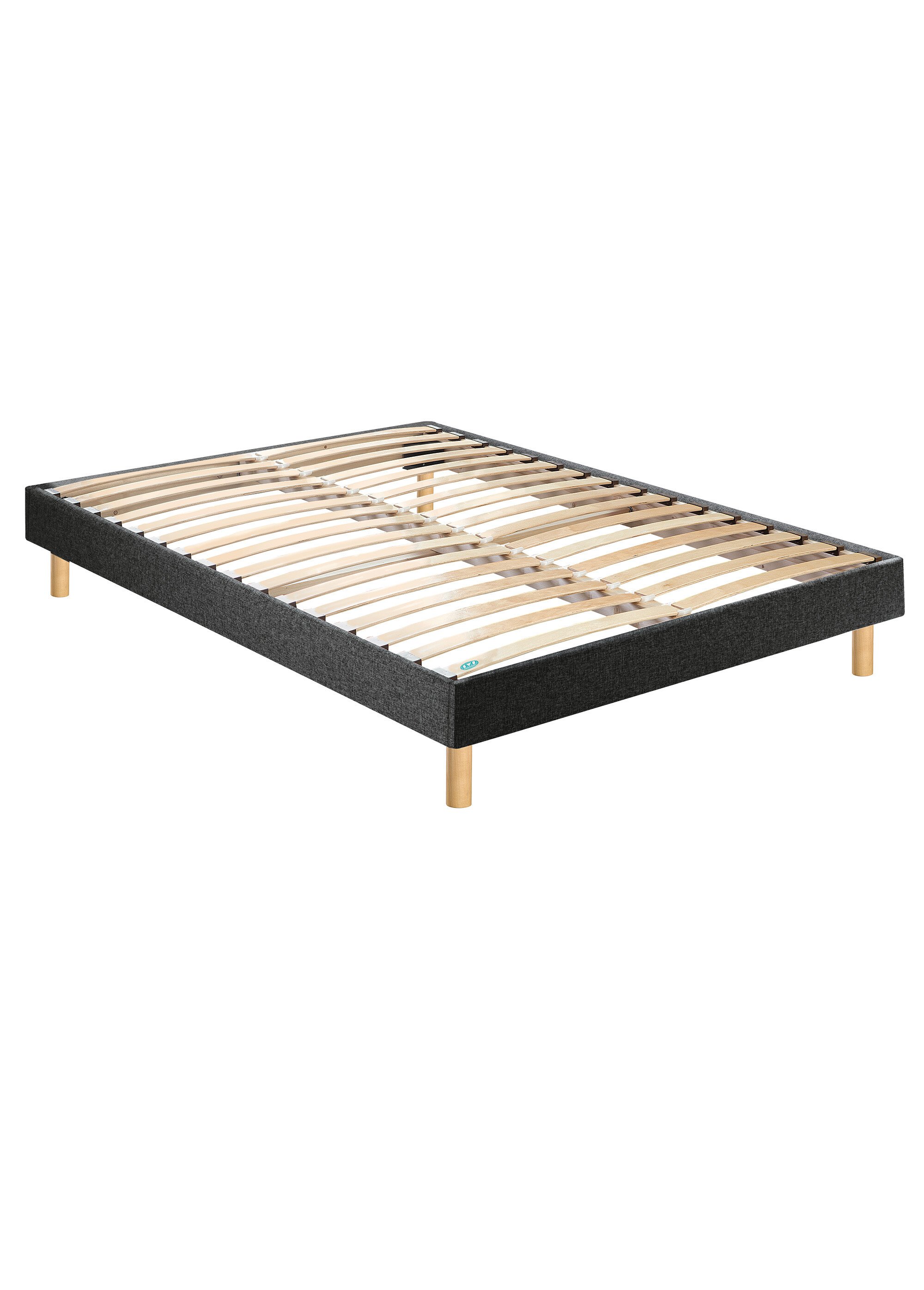 Sommier tapissier à monter soi-même, à lattes GRIS MER-SOM-SELFKIT FA1