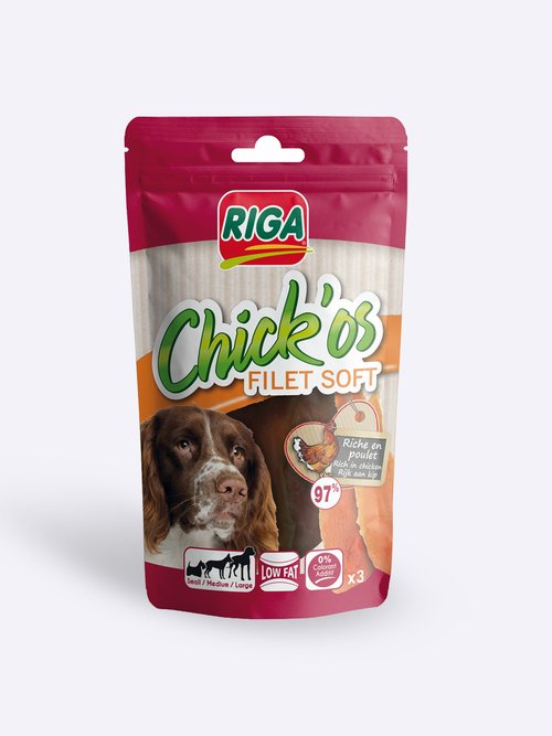 Filets soft poulet, pour chien MARRON RIG-00004626EL FA1