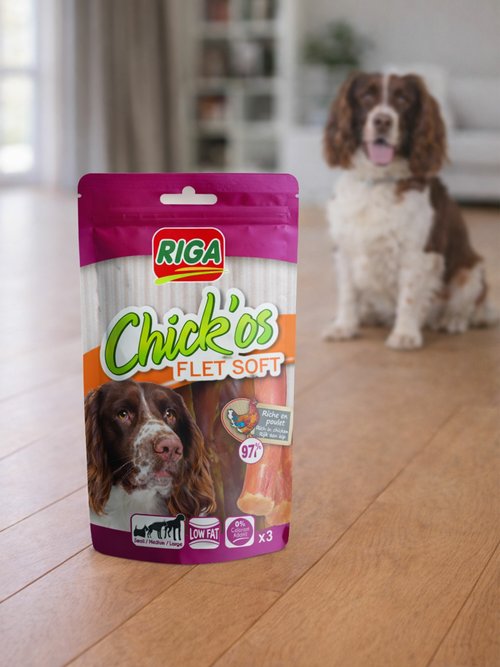 Filets soft poulet, pour chien MARRON RIG-00004626EL SI1