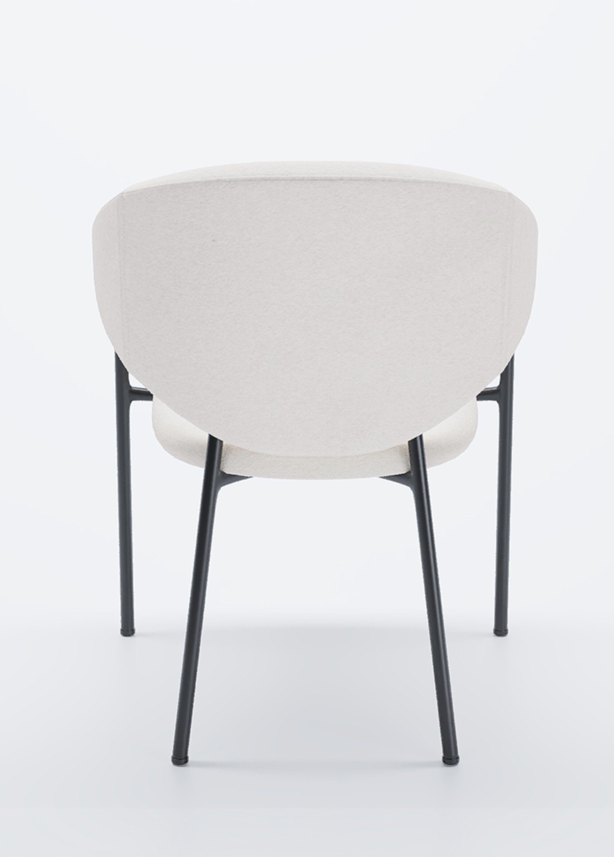 Chaises velours design avec accoudoirs