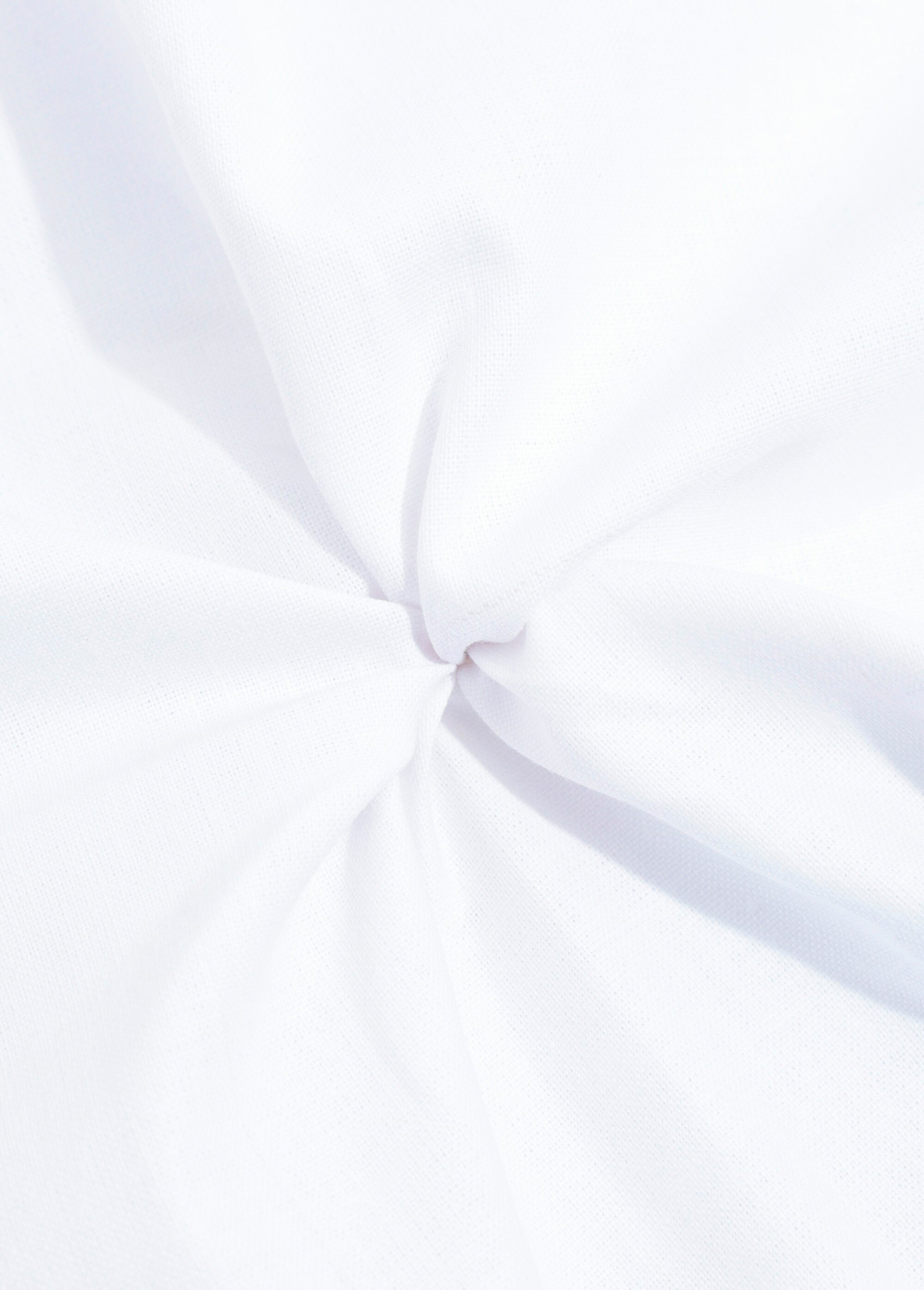 Coupon tissu fin uni polyvalent 1 BLANC COT43924 FA1