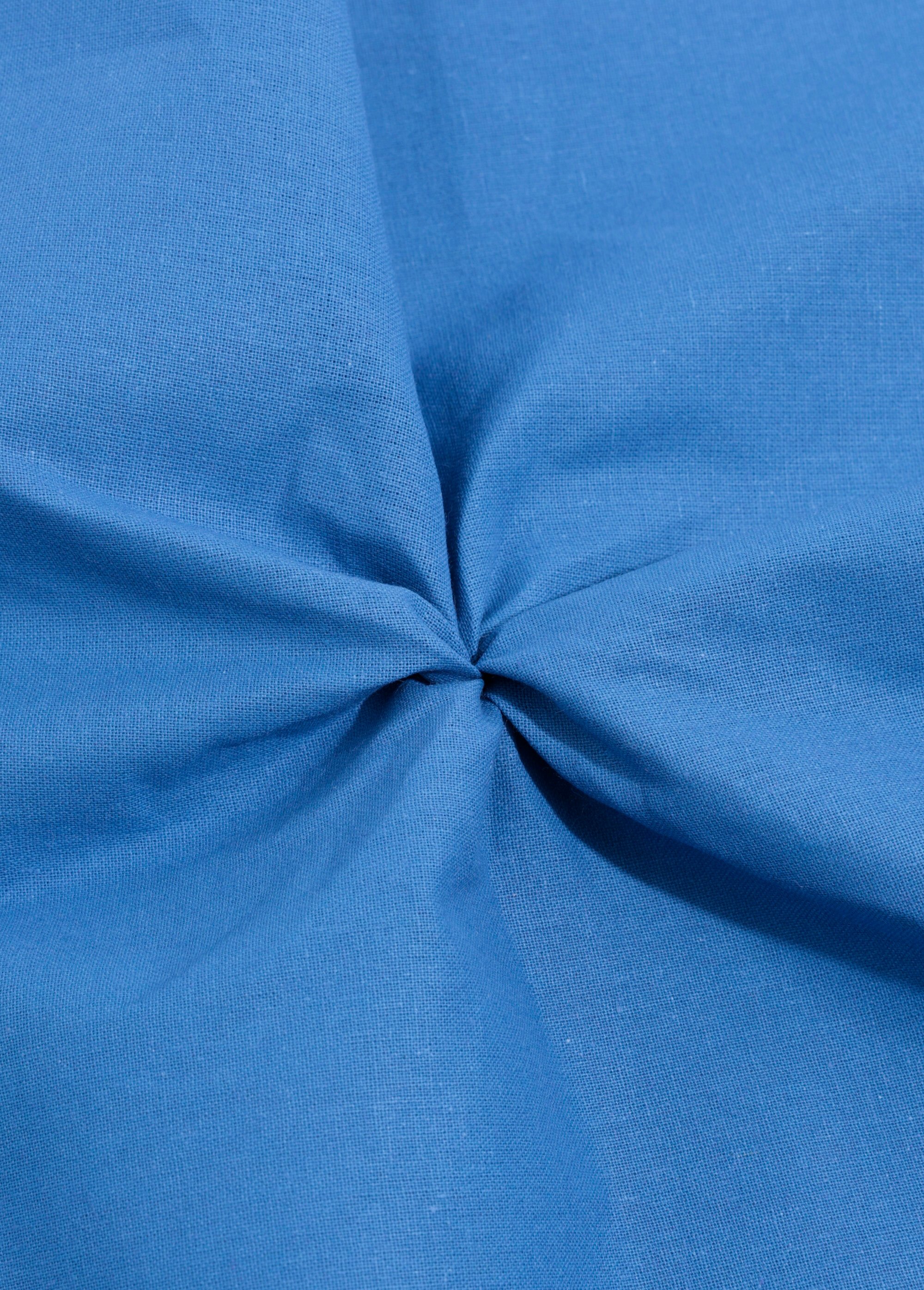 Coupon tissu multi usages fin uni 2 BLEU COT43911 FA1